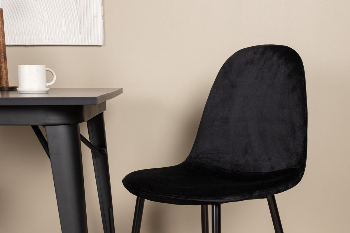 Tempe Esszimmerset + Polar 80cm/2St. in Schwarz präsentiert im Onlineshop von KAQTU Design AG. Esszimmerset ist von Venture Home
