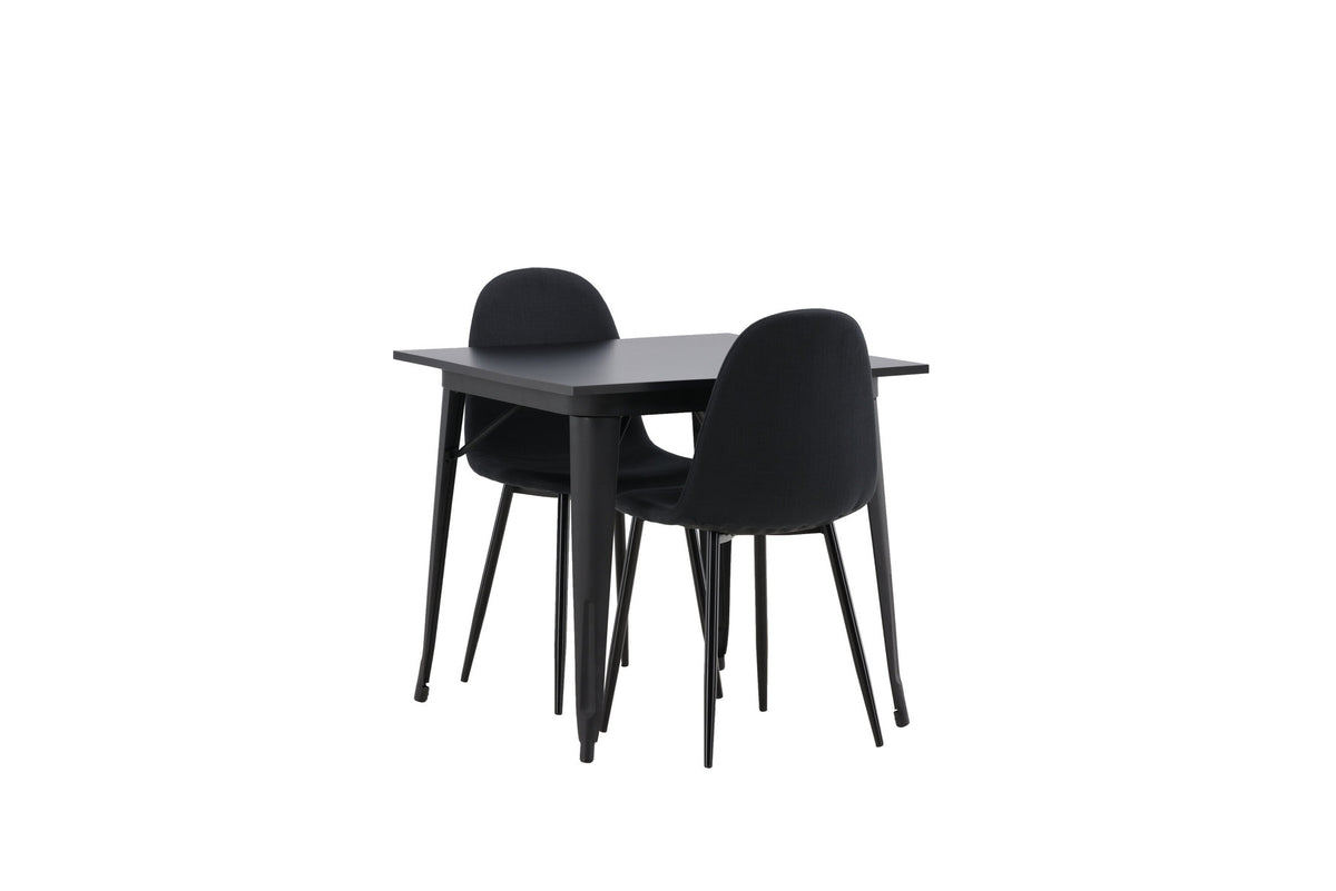 Tempe Esszimmerset + Polar 80cm/2St. in Schwarz präsentiert im Onlineshop von KAQTU Design AG. Esszimmerset ist von Venture Home