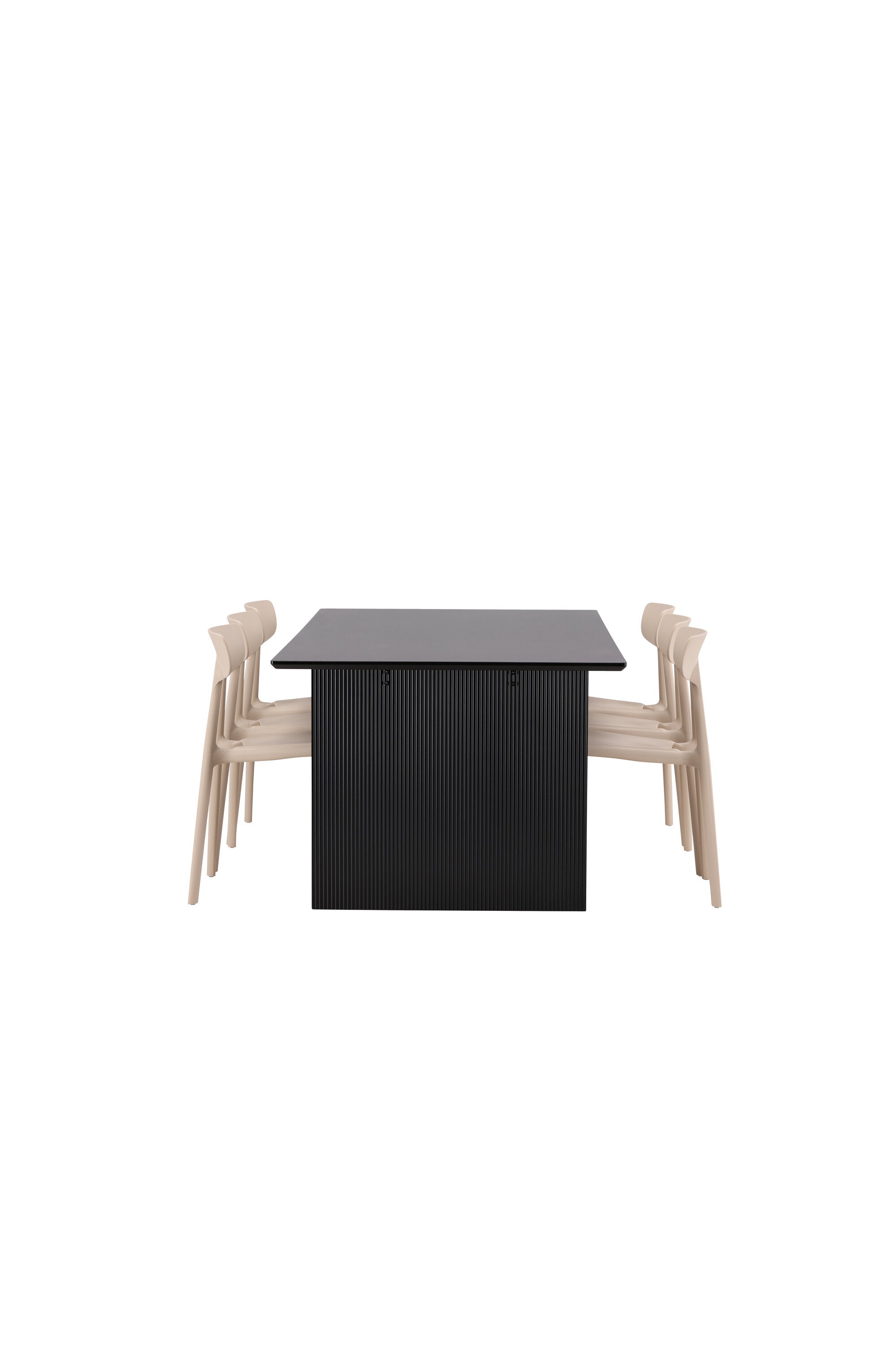 Vail Esszimmerset + Ursholmen 200cm/6St. in Beige präsentiert im Onlineshop von KAQTU Design AG. Esszimmerset ist von Venture Home