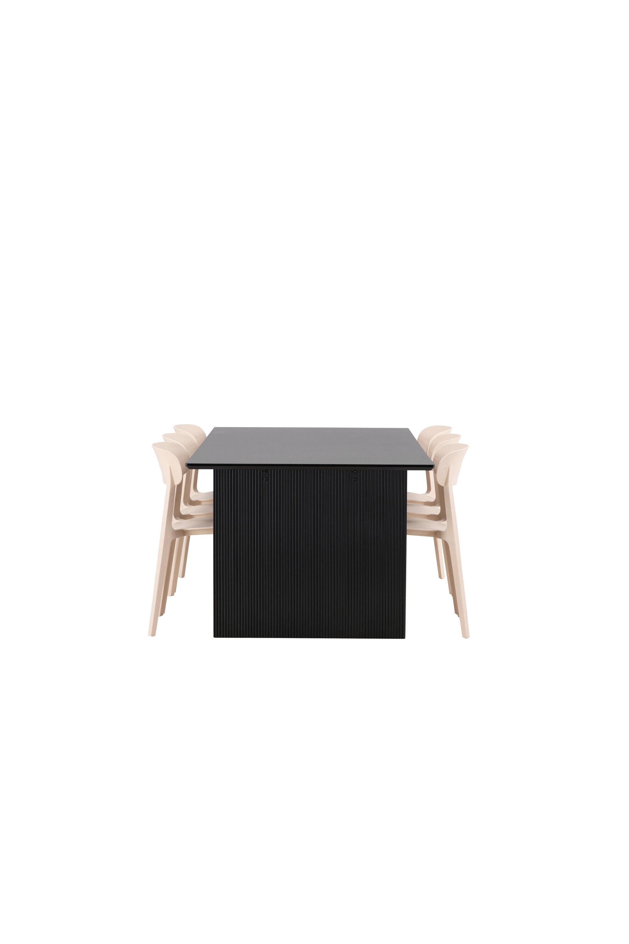 Vail Esstisch + 6 x Åstol Esszimmerstuhl in  präsentiert im Onlineshop von KAQTU Design AG. Esszimmerset ist von Venture Home
