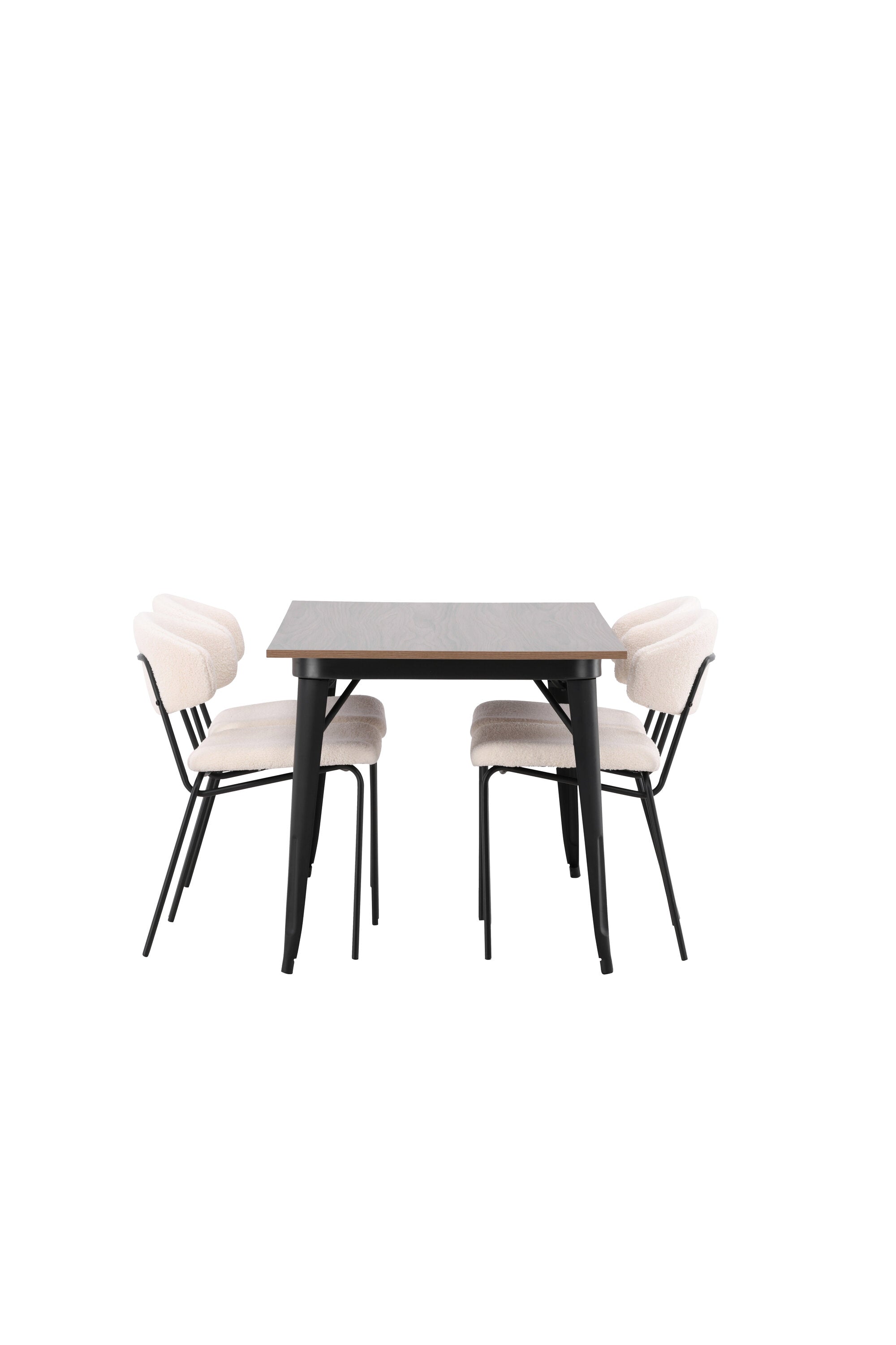Tempe Esszimmerset + Chico 140cm/4St. in Weiss präsentiert im Onlineshop von KAQTU Design AG. Esszimmerset ist von Venture Home