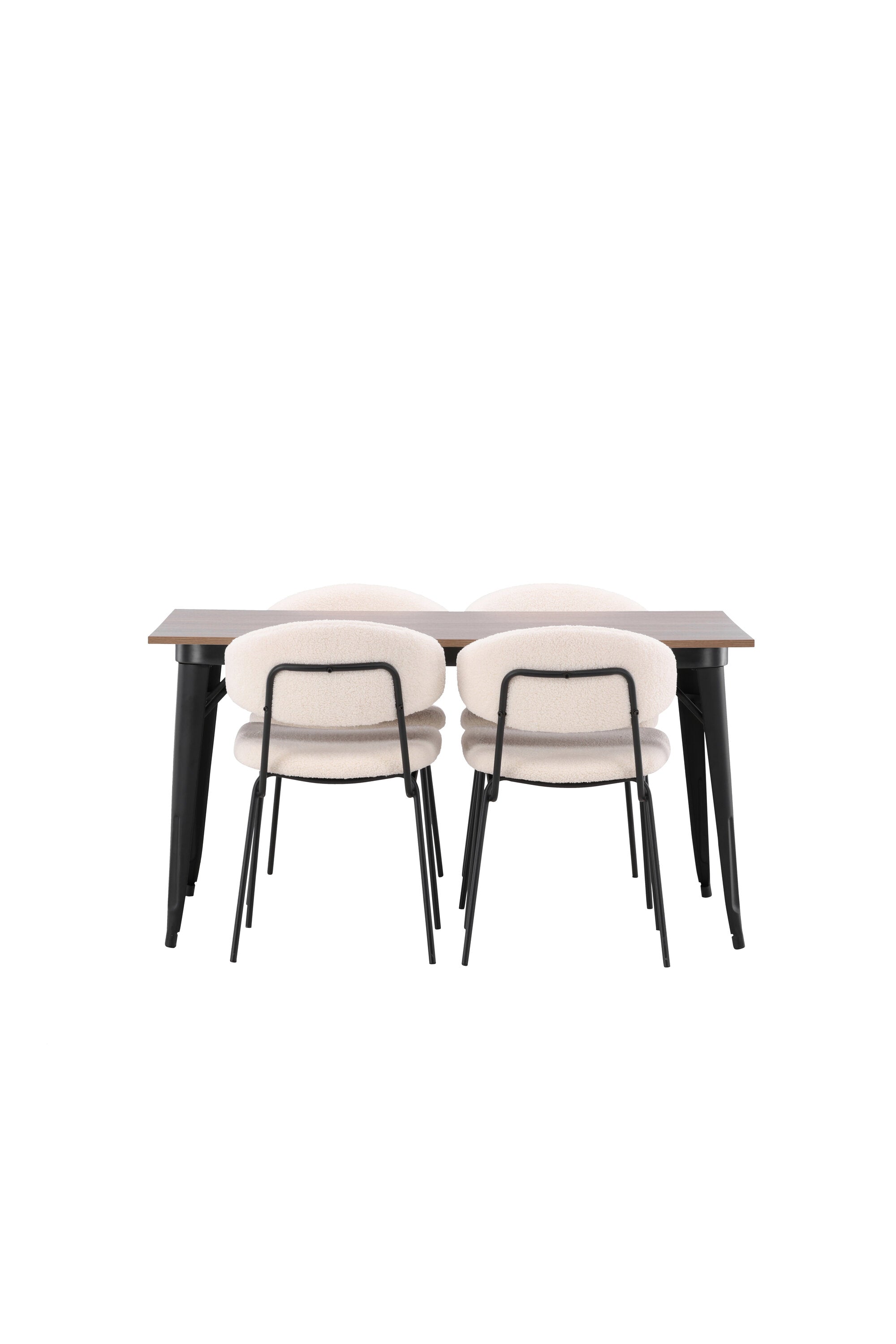 Tempe Esszimmerset + Chico 140cm/4St. in Weiss präsentiert im Onlineshop von KAQTU Design AG. Esszimmerset ist von Venture Home