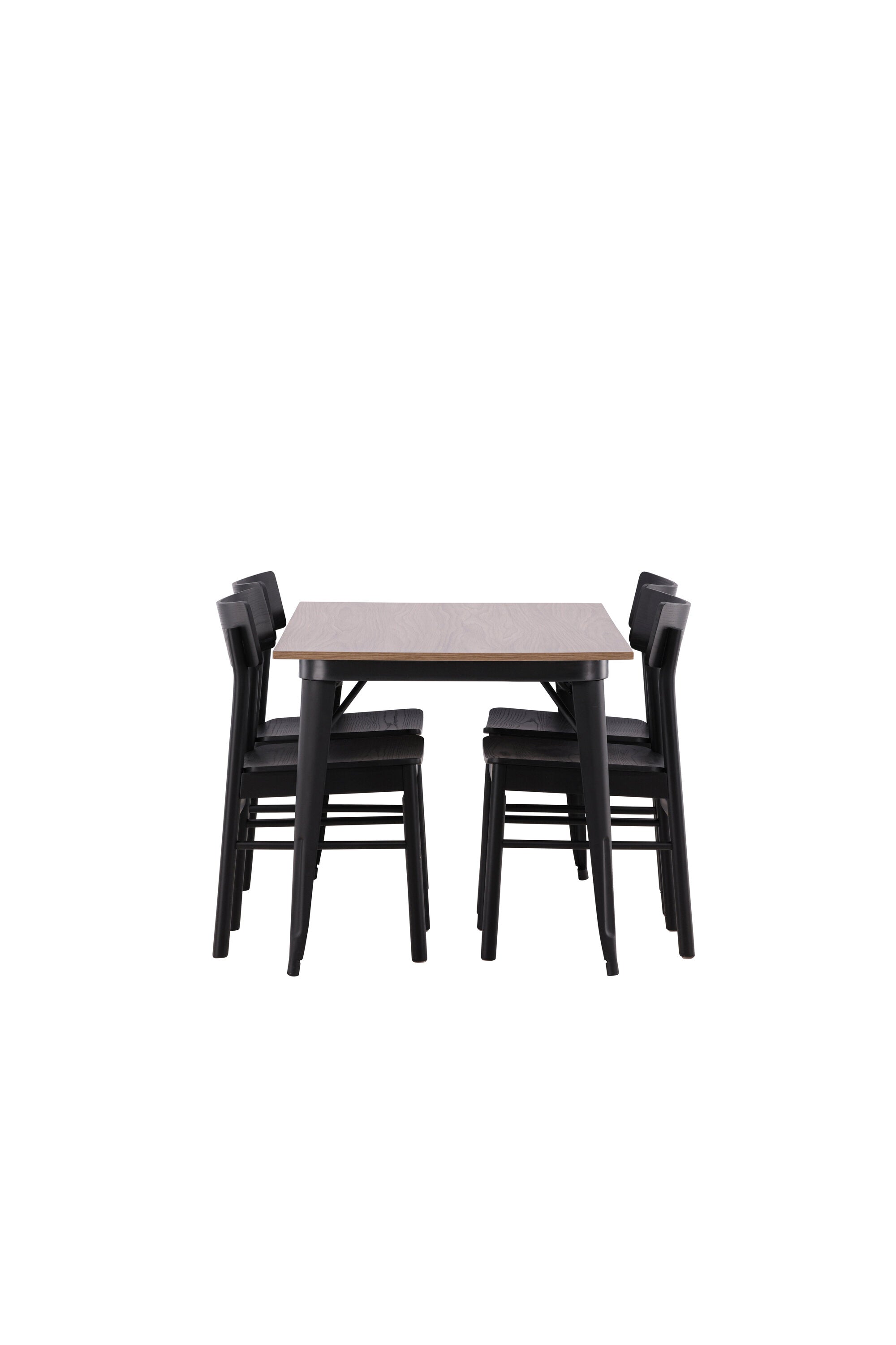 Tempe Esszimmerset + Montros 140cm/4St. in Schwarz präsentiert im Onlineshop von KAQTU Design AG. Esszimmerset ist von Venture Home