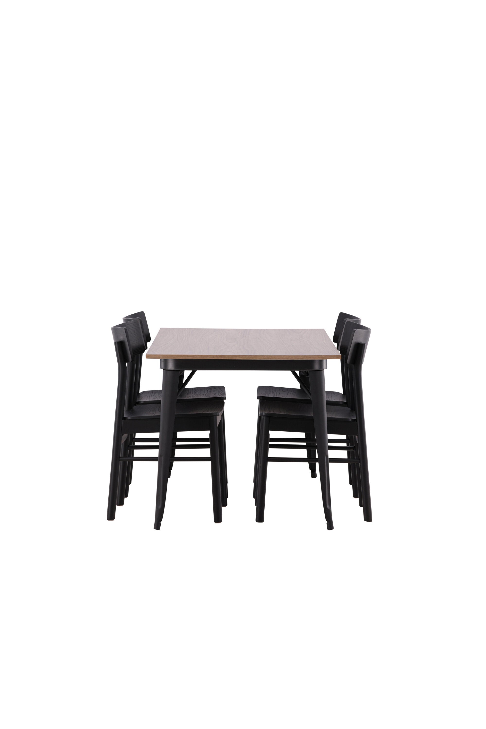 Tempe Esszimmerset + Montros 140cm/4St. in Schwarz präsentiert im Onlineshop von KAQTU Design AG. Esszimmerset ist von Venture Home