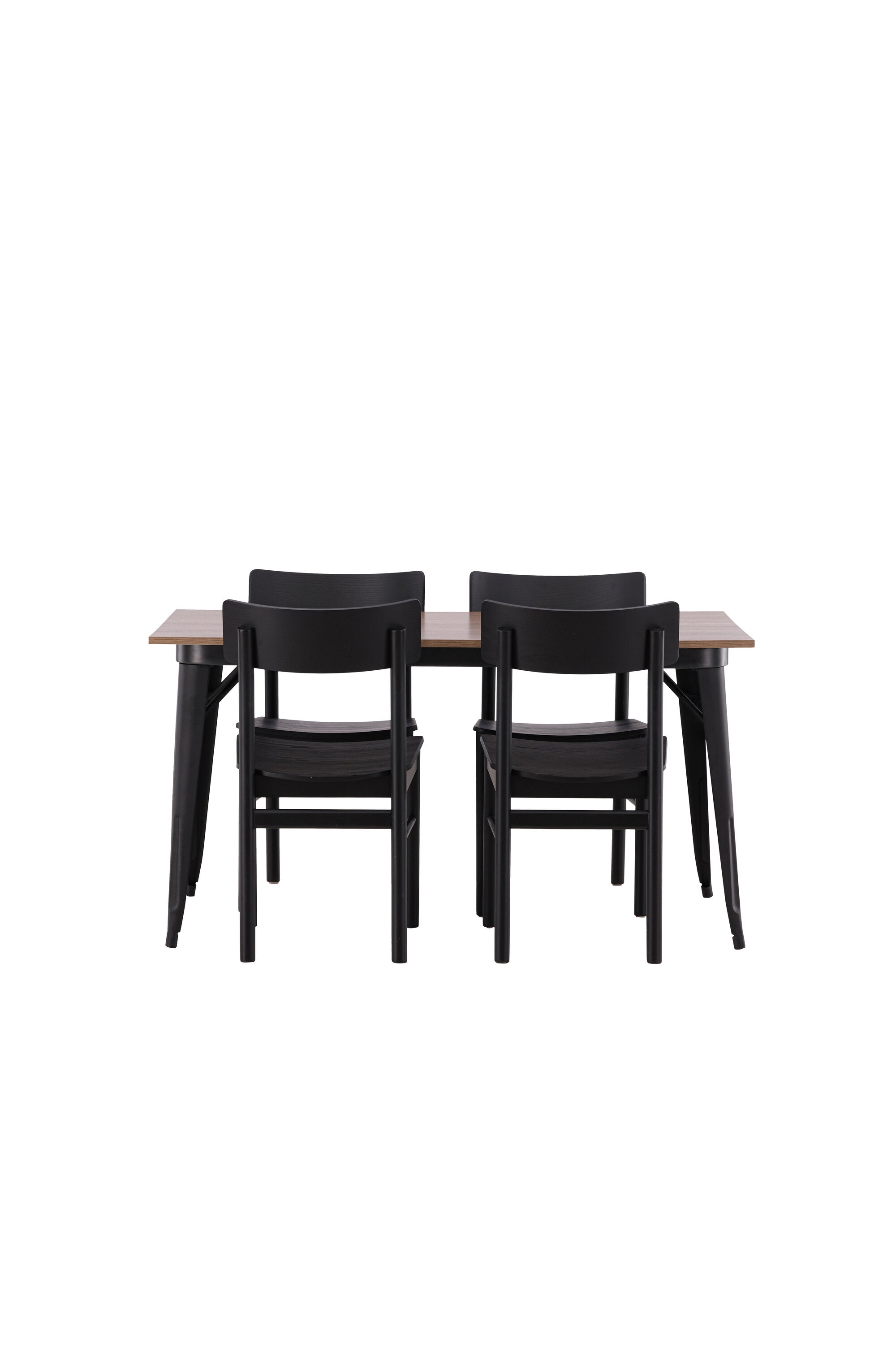 Tempe Esszimmerset + Montros 140cm/4St. in Schwarz präsentiert im Onlineshop von KAQTU Design AG. Esszimmerset ist von Venture Home
