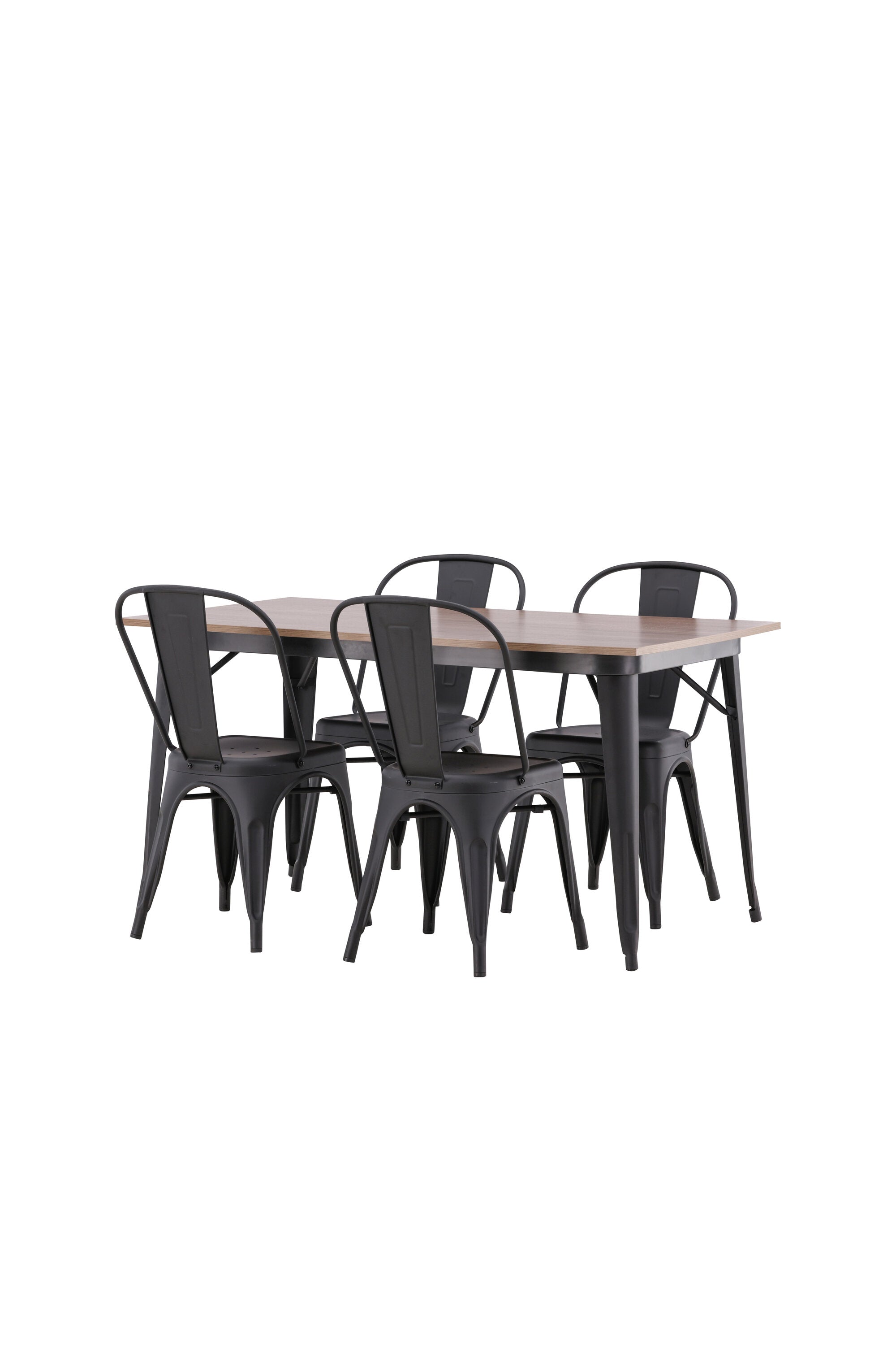 Tempe Esszimmerset + Tempe 140cm/4St. in Schwarz präsentiert im Onlineshop von KAQTU Design AG. Esszimmerset ist von Venture Home