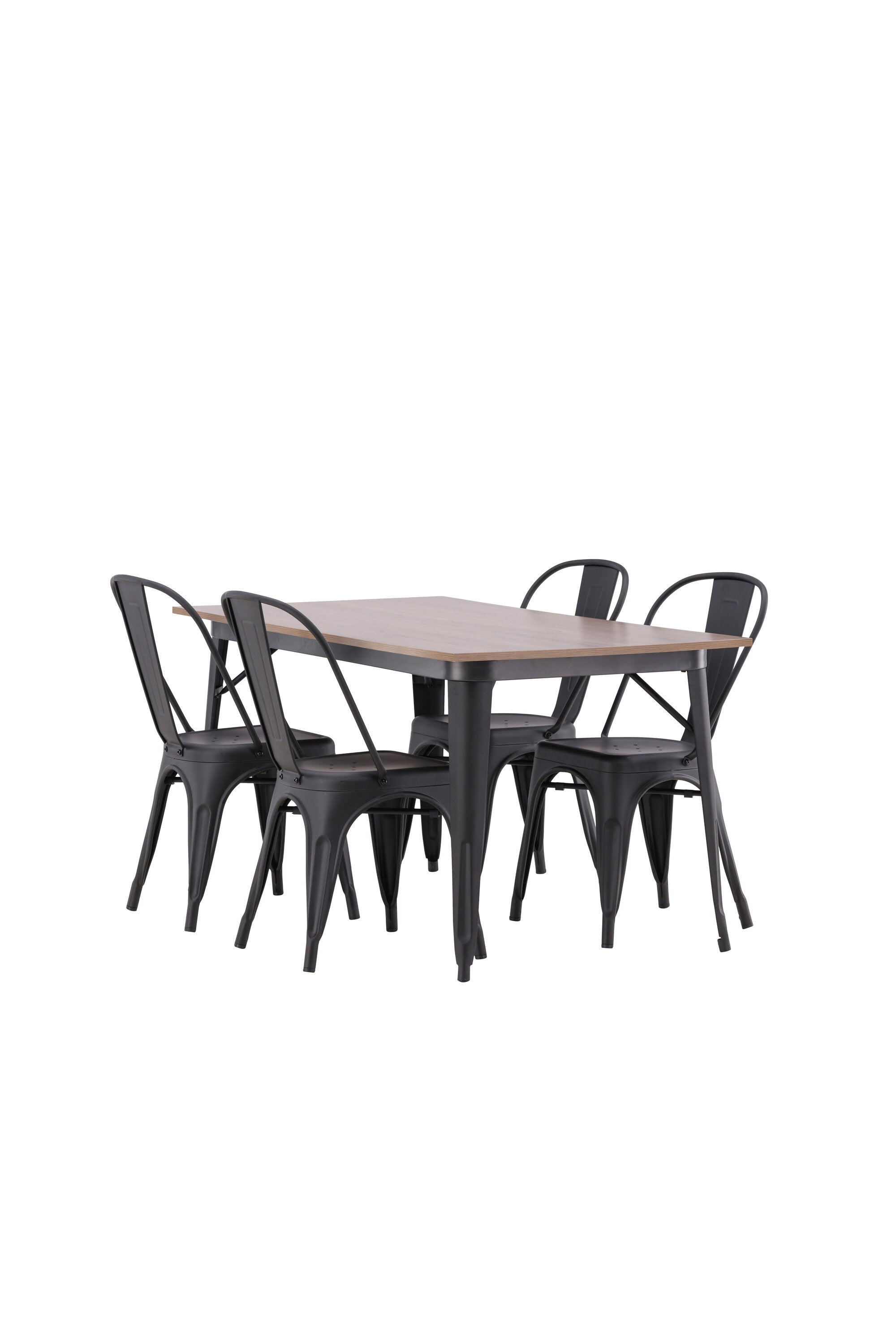 Tempe Esszimmerset + Tempe 140cm/4St. in Schwarz präsentiert im Onlineshop von KAQTU Design AG. Esszimmerset ist von Venture Home