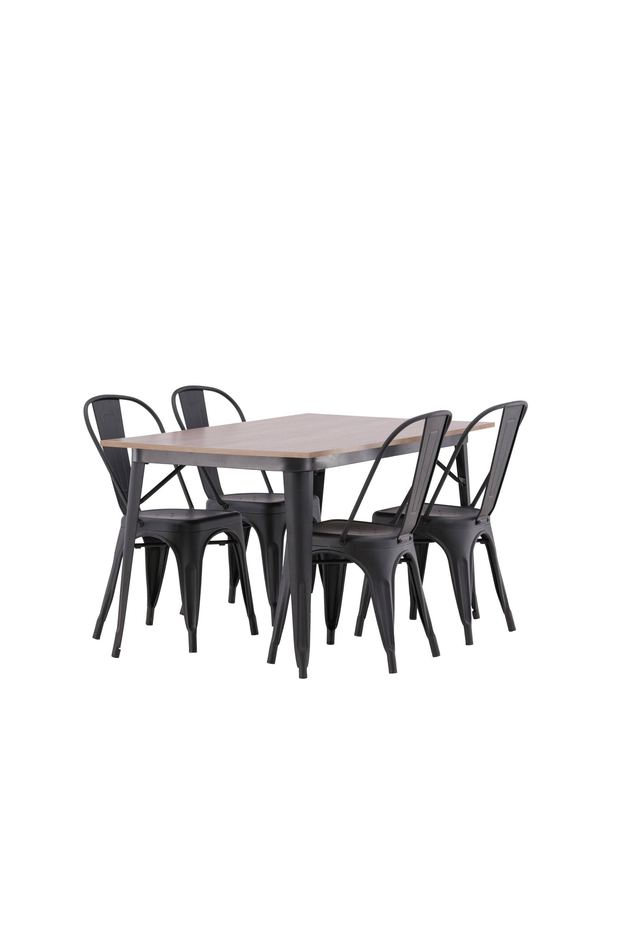 Tempe Esszimmerset + Tempe 140cm/4St. in Schwarz präsentiert im Onlineshop von KAQTU Design AG. Esszimmerset ist von Venture Home