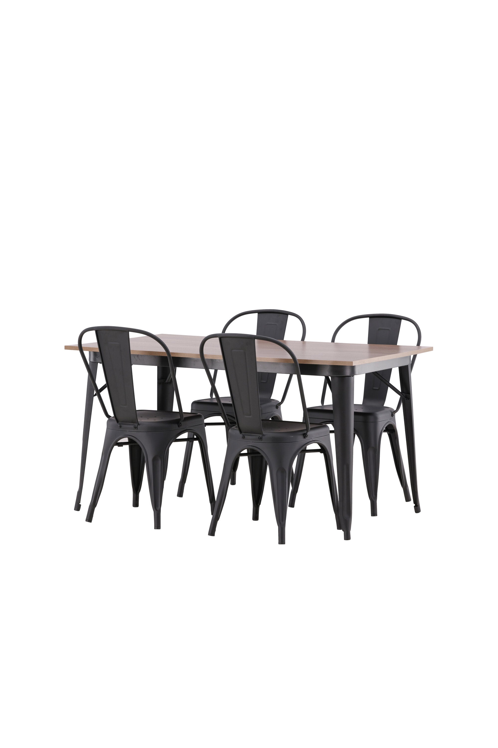 Tempe Esszimmerset + Tempe 140cm/4St. in Schwarz präsentiert im Onlineshop von KAQTU Design AG. Esszimmerset ist von Venture Home