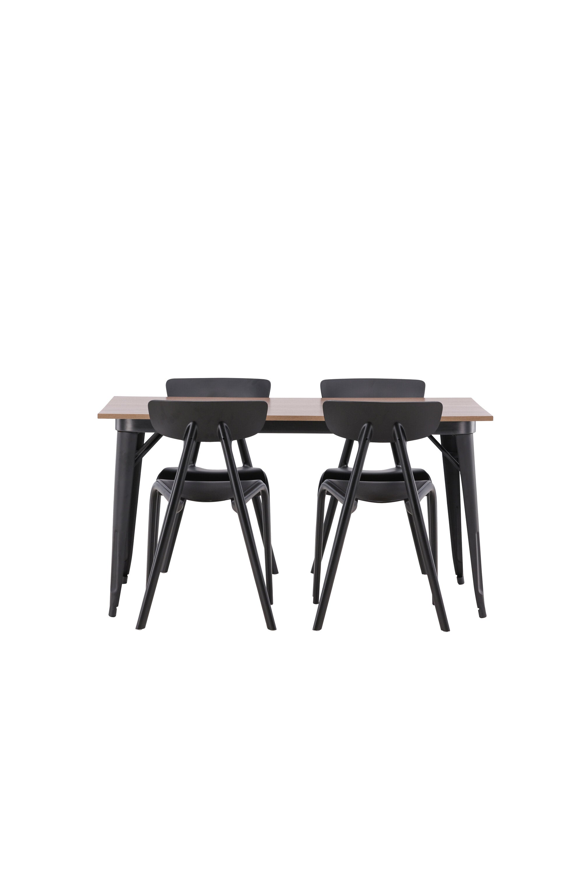 Tempe Esszimmerset + Ursholmen 140cm/4St. in Schwarz präsentiert im Onlineshop von KAQTU Design AG. Esszimmerset ist von Venture Home