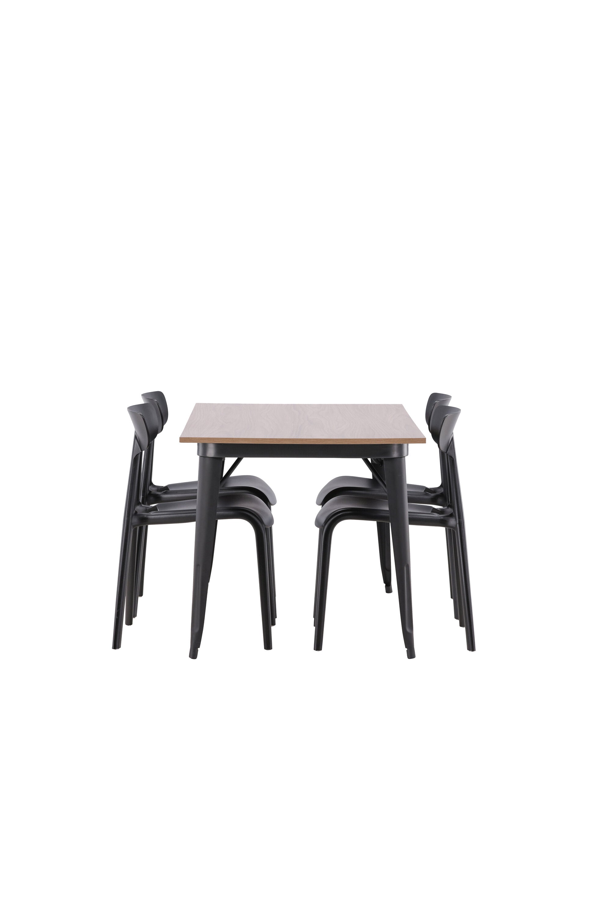 Tempe Esszimmerset + Ursholmen 140cm/4St. in Schwarz präsentiert im Onlineshop von KAQTU Design AG. Esszimmerset ist von Venture Home