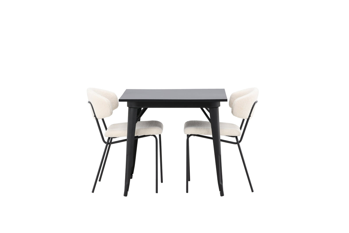 Tempe Esszimmerset + Chico 80cm/2St. in Weiss präsentiert im Onlineshop von KAQTU Design AG. Esszimmerset ist von Venture Home