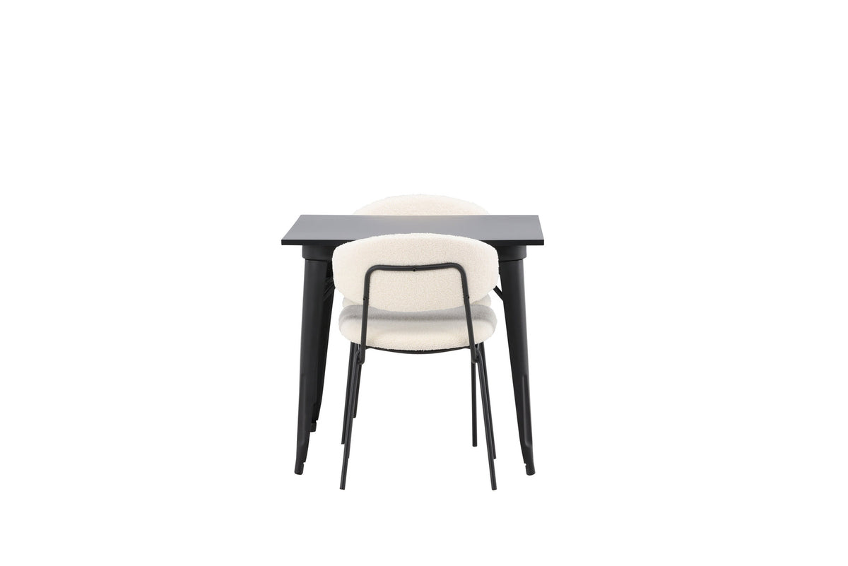 Tempe Esszimmerset + Chico 80cm/2St. in Weiss präsentiert im Onlineshop von KAQTU Design AG. Esszimmerset ist von Venture Home