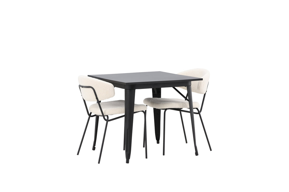 Tempe Esszimmerset + Chico 80cm/2St. in Weiss präsentiert im Onlineshop von KAQTU Design AG. Esszimmerset ist von Venture Home