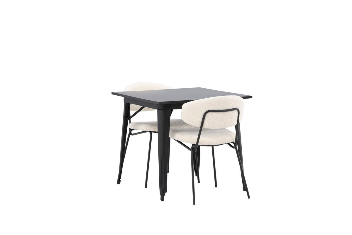 Tempe Esszimmerset + Chico 80cm/2St. in Weiss präsentiert im Onlineshop von KAQTU Design AG. Esszimmerset ist von Venture Home