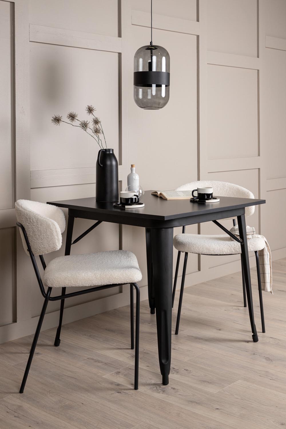 Tempe Esszimmerset + Chico 80cm/2St. in Weiss präsentiert im Onlineshop von KAQTU Design AG. Esszimmerset ist von Venture Home