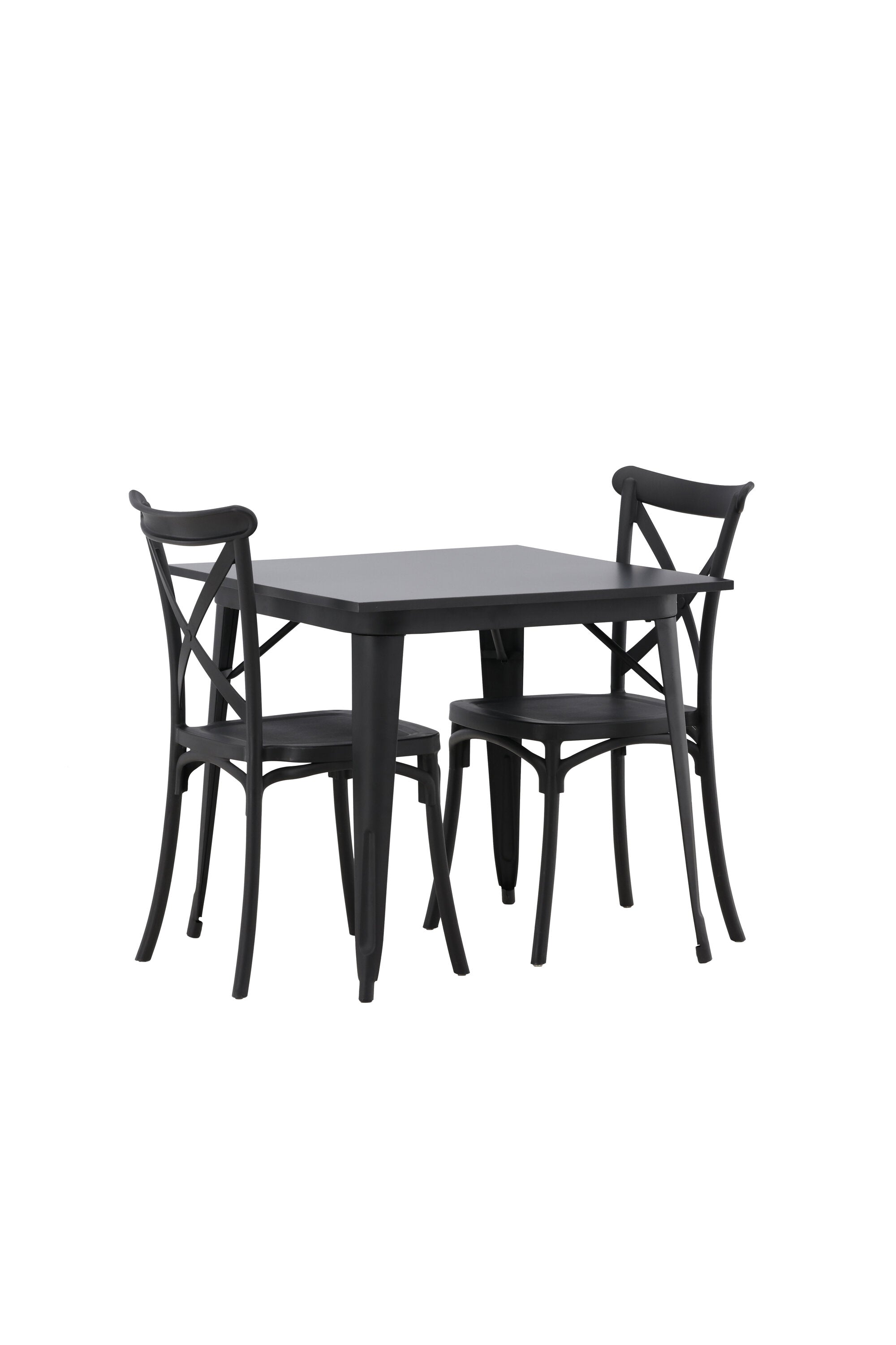 Tempe Esszimmerset + Crosett 80cm/2St. in Schwarz präsentiert im Onlineshop von KAQTU Design AG. Esszimmerset ist von Venture Home