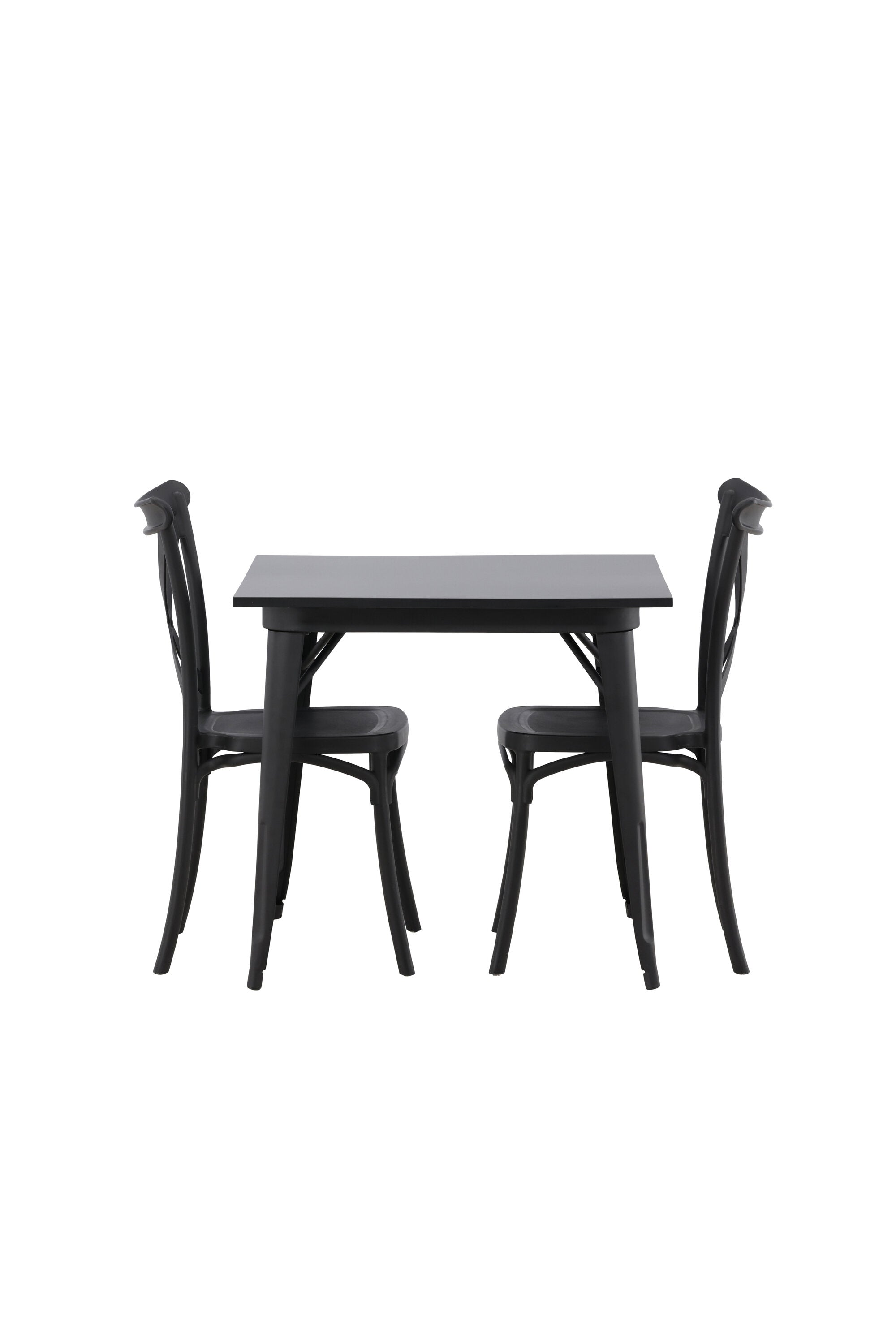 Tempe Esszimmerset + Crosett 80cm/2St. in Schwarz präsentiert im Onlineshop von KAQTU Design AG. Esszimmerset ist von Venture Home