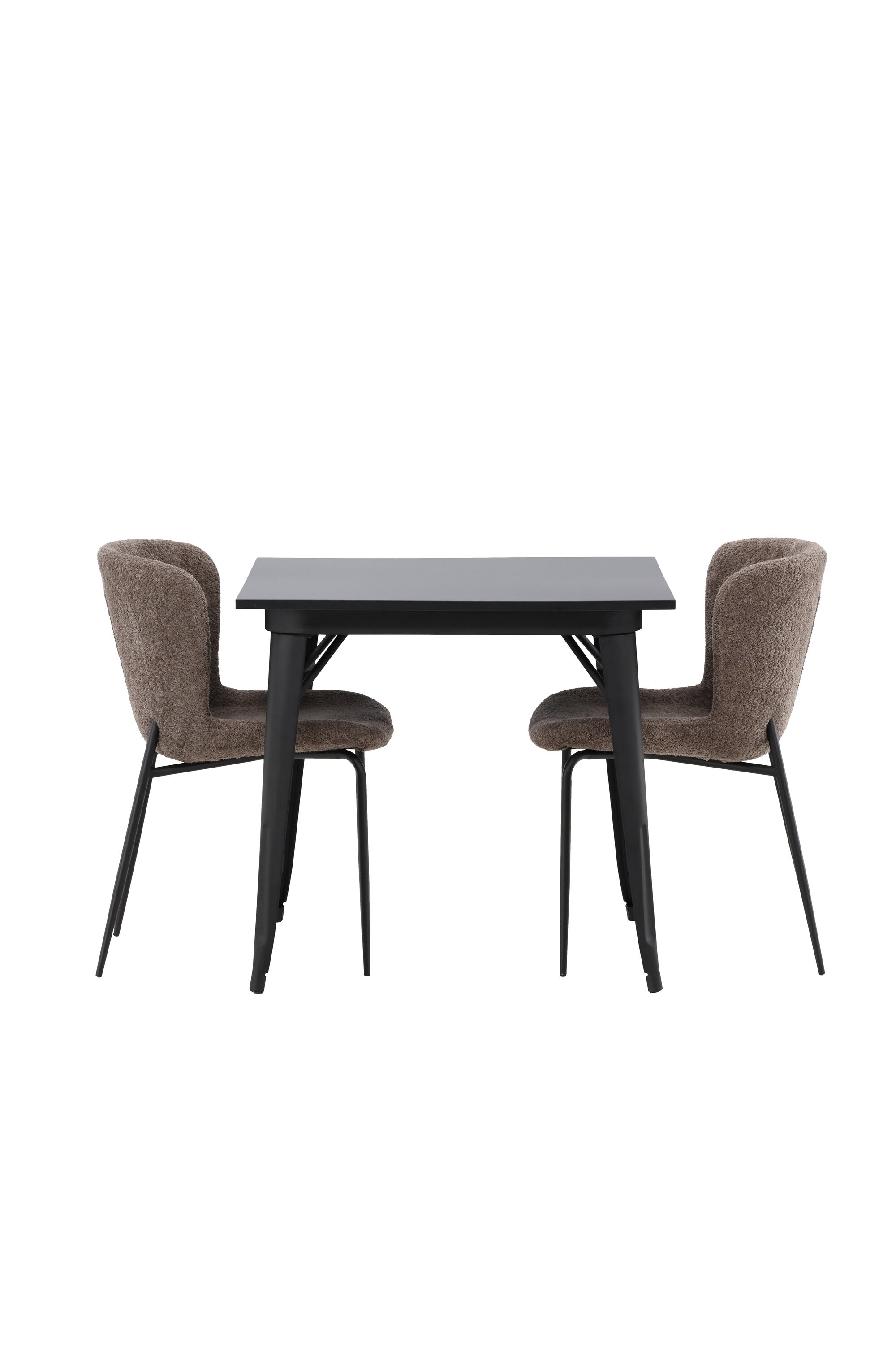 Tempe Esszimmerset + Modesto 80cm/2St. in Schwarz, Dunkelgrau präsentiert im Onlineshop von KAQTU Design AG. Esszimmerset ist von Venture Home