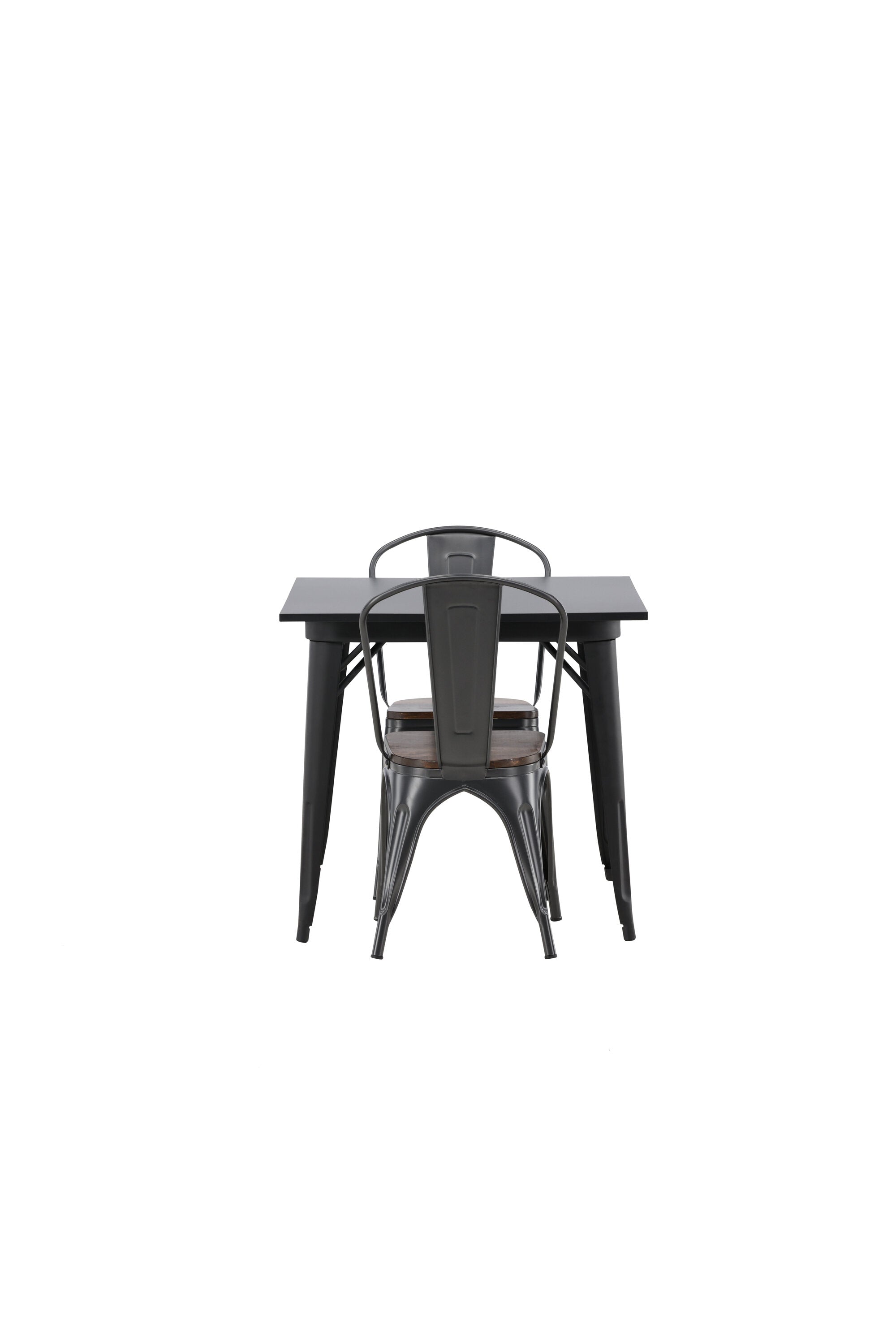 Tempe Esszimmerset + Tempe 80cm/2St. in Dunkelgrau, Walnuss präsentiert im Onlineshop von KAQTU Design AG. Esszimmerset ist von Venture Home