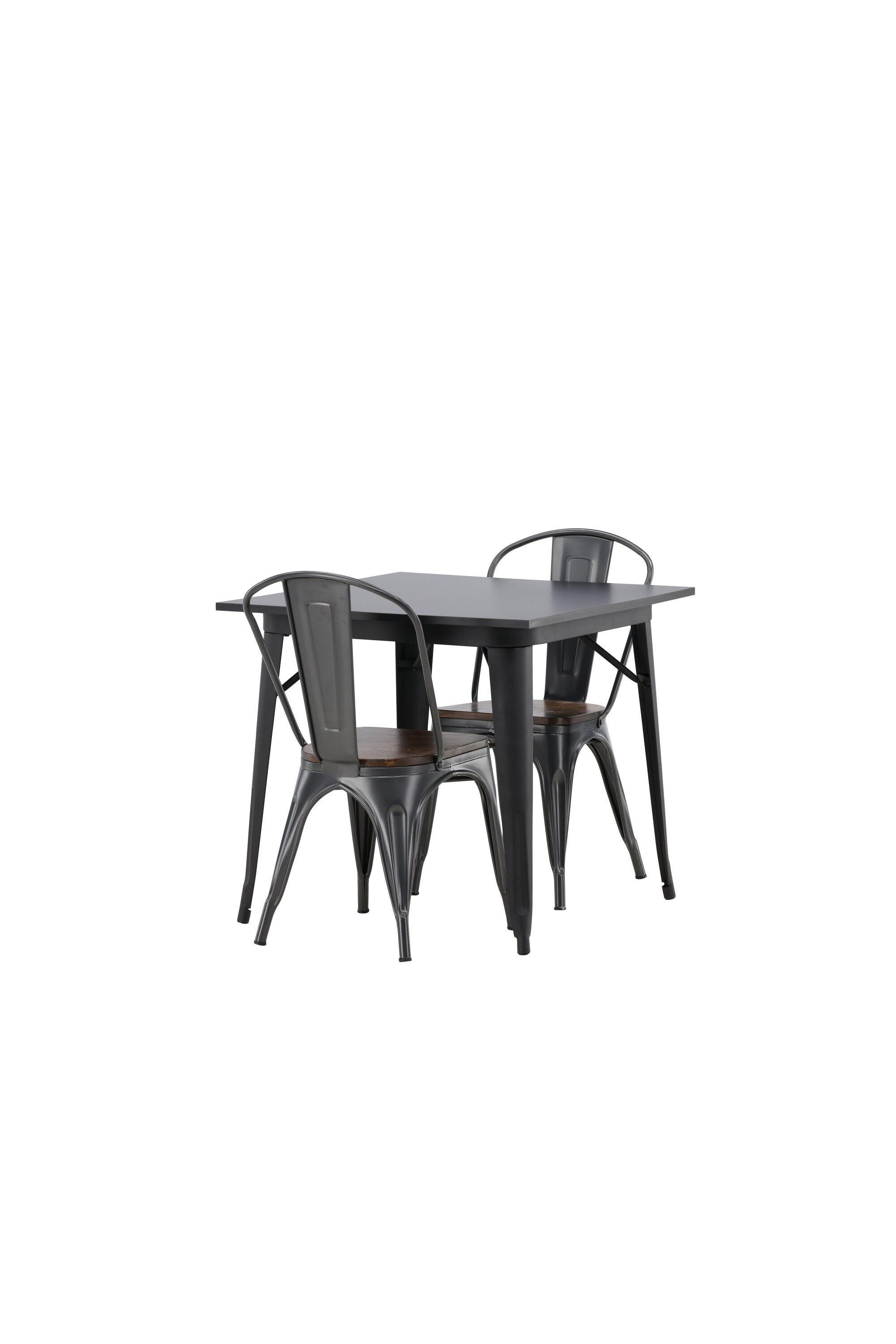Tempe Esszimmerset + Tempe 80cm/2St. in Dunkelgrau, Walnuss präsentiert im Onlineshop von KAQTU Design AG. Esszimmerset ist von Venture Home