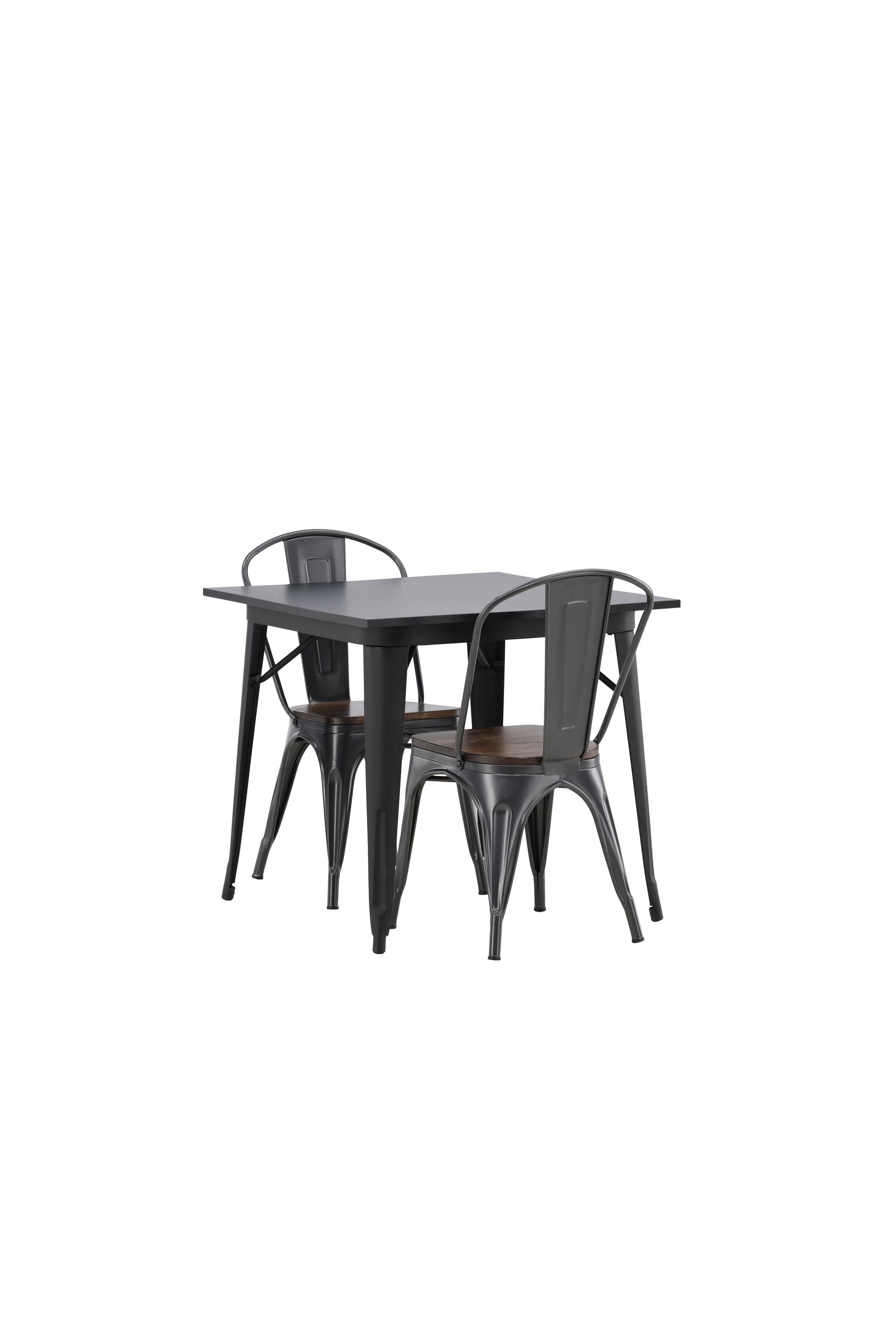 Tempe Esszimmerset + Tempe 80cm/2St. in Dunkelgrau, Walnuss präsentiert im Onlineshop von KAQTU Design AG. Esszimmerset ist von Venture Home