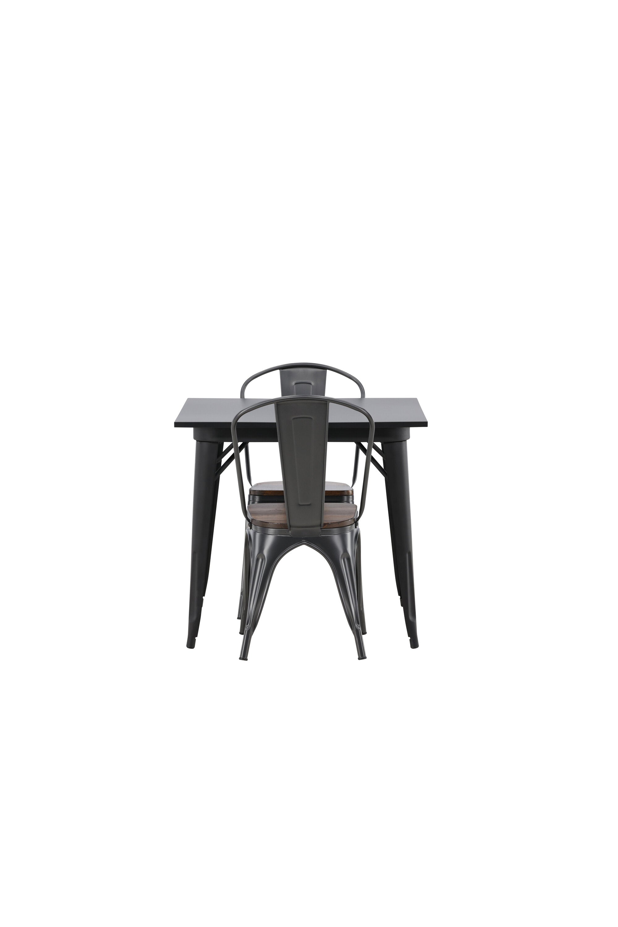 Tempe Esszimmerset + Tempe 80cm/2St. in Dunkelgrau, Walnuss präsentiert im Onlineshop von KAQTU Design AG. Esszimmerset ist von Venture Home