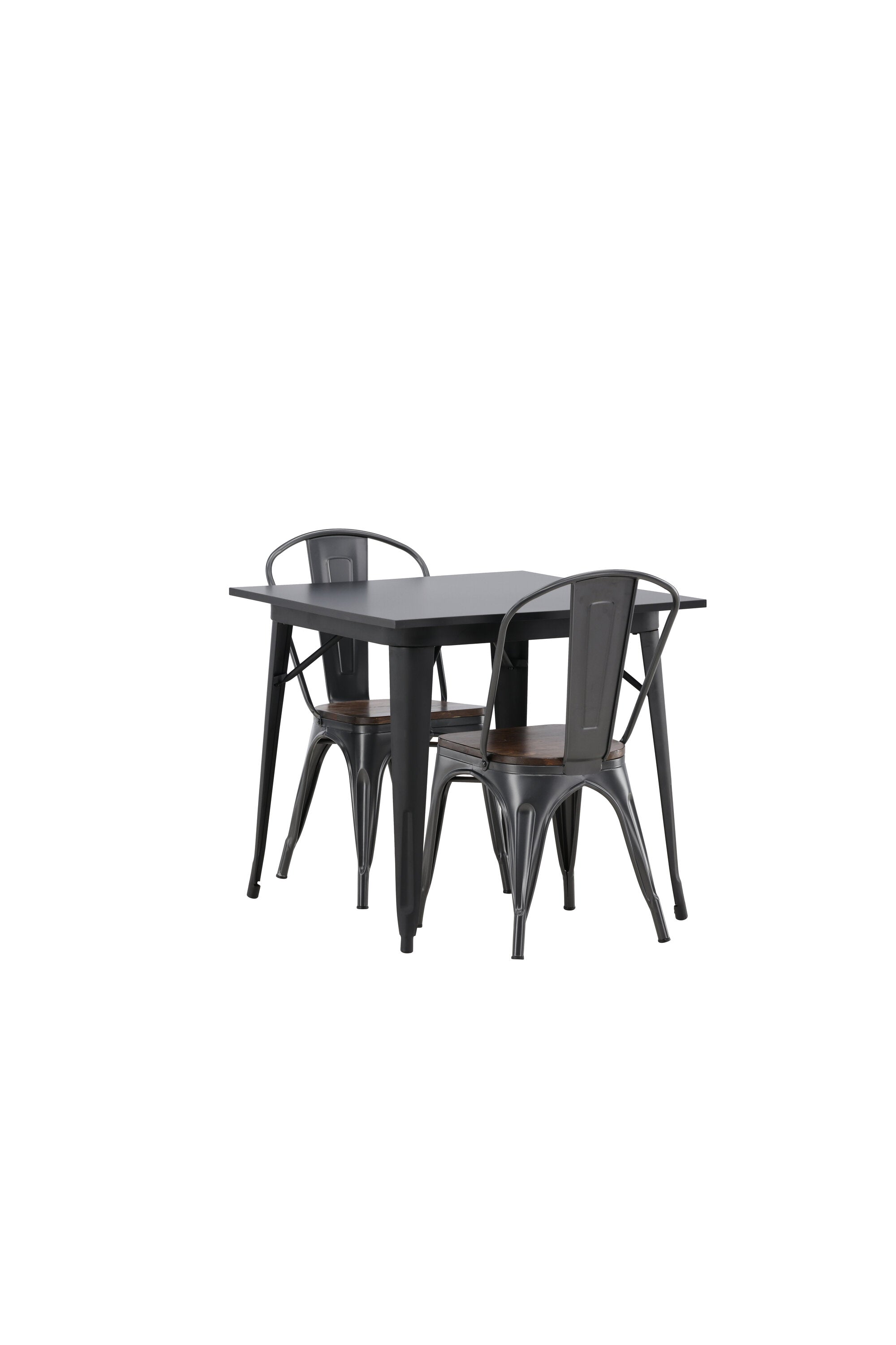 Tempe Esszimmerset + Tempe 80cm/2St. in Dunkelgrau, Walnuss präsentiert im Onlineshop von KAQTU Design AG. Esszimmerset ist von Venture Home