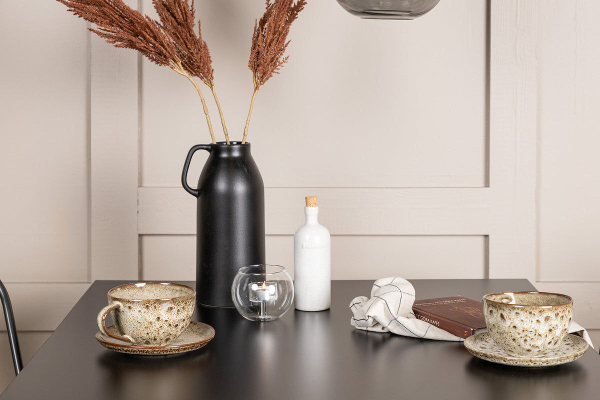 Tempe Esszimmerset + Tempe 80cm/2St. in Dunkelgrau, Walnuss präsentiert im Onlineshop von KAQTU Design AG. Esszimmerset ist von Venture Home