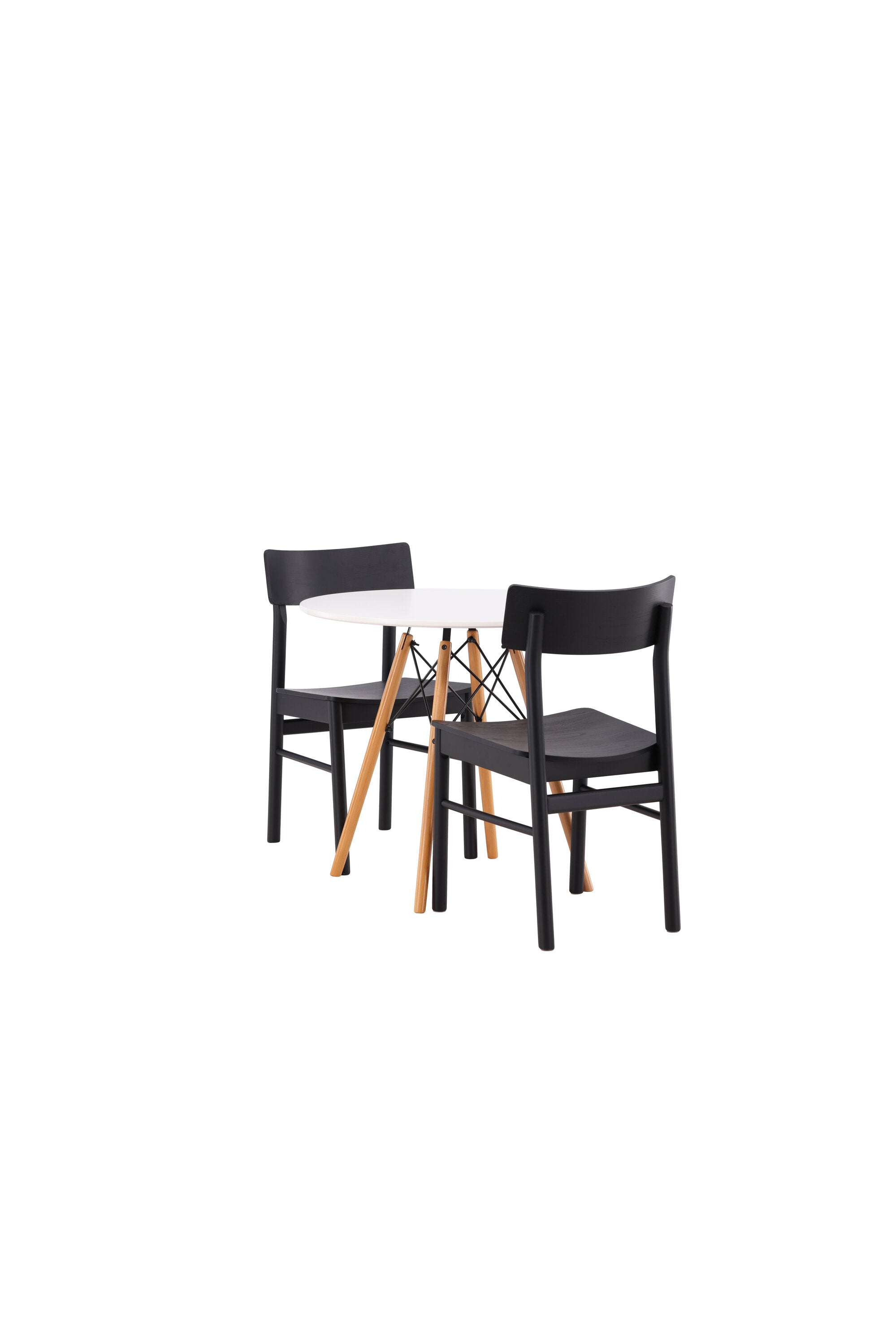 Danburi Esszimmerset + Montros ⌀60cm/2St. in Schwarz präsentiert im Onlineshop von KAQTU Design AG. Esszimmerset ist von Venture Home