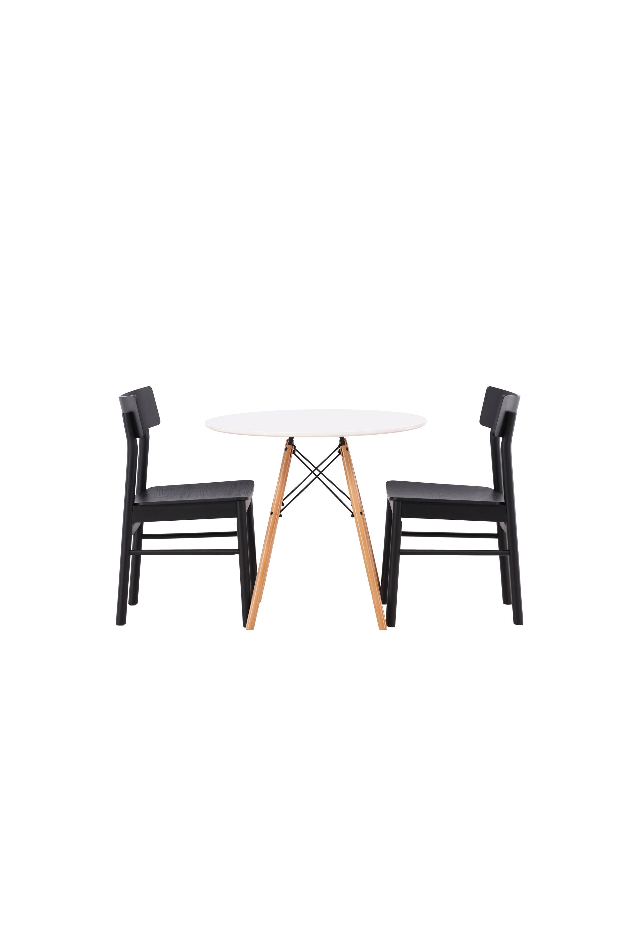 Danburi Esszimmerset + Montros ⌀60cm/2St. in Schwarz präsentiert im Onlineshop von KAQTU Design AG. Esszimmerset ist von Venture Home
