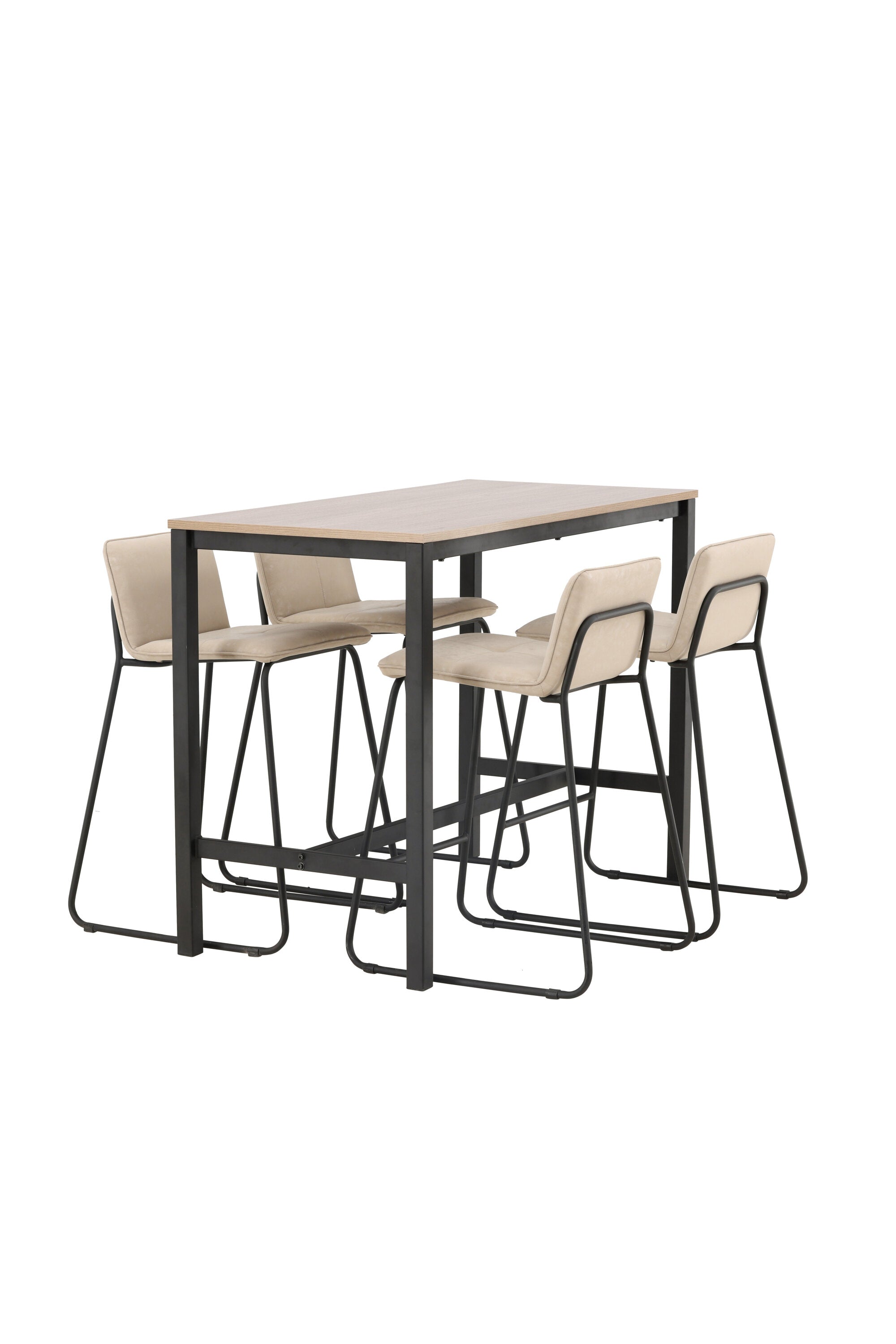 Camden Barset + Bisbee 120cm/4St. in Beige, Schwarz präsentiert im Onlineshop von KAQTU Design AG. Bartischset ist von Venture Home