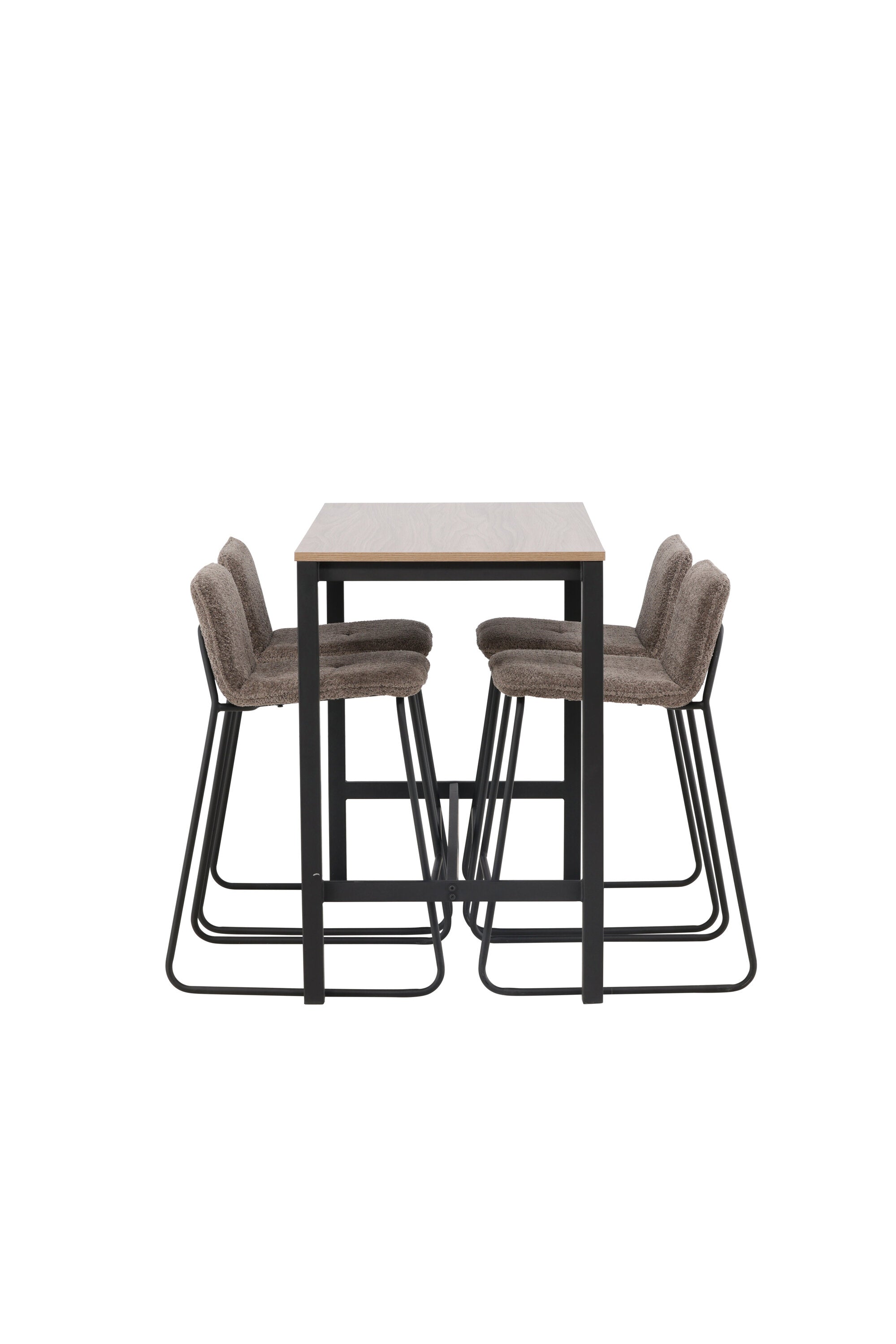 Camden Barset + Bisbee 120cm/4St. in Schwarz, Dunkelgrau präsentiert im Onlineshop von KAQTU Design AG. Bartischset ist von Venture Home