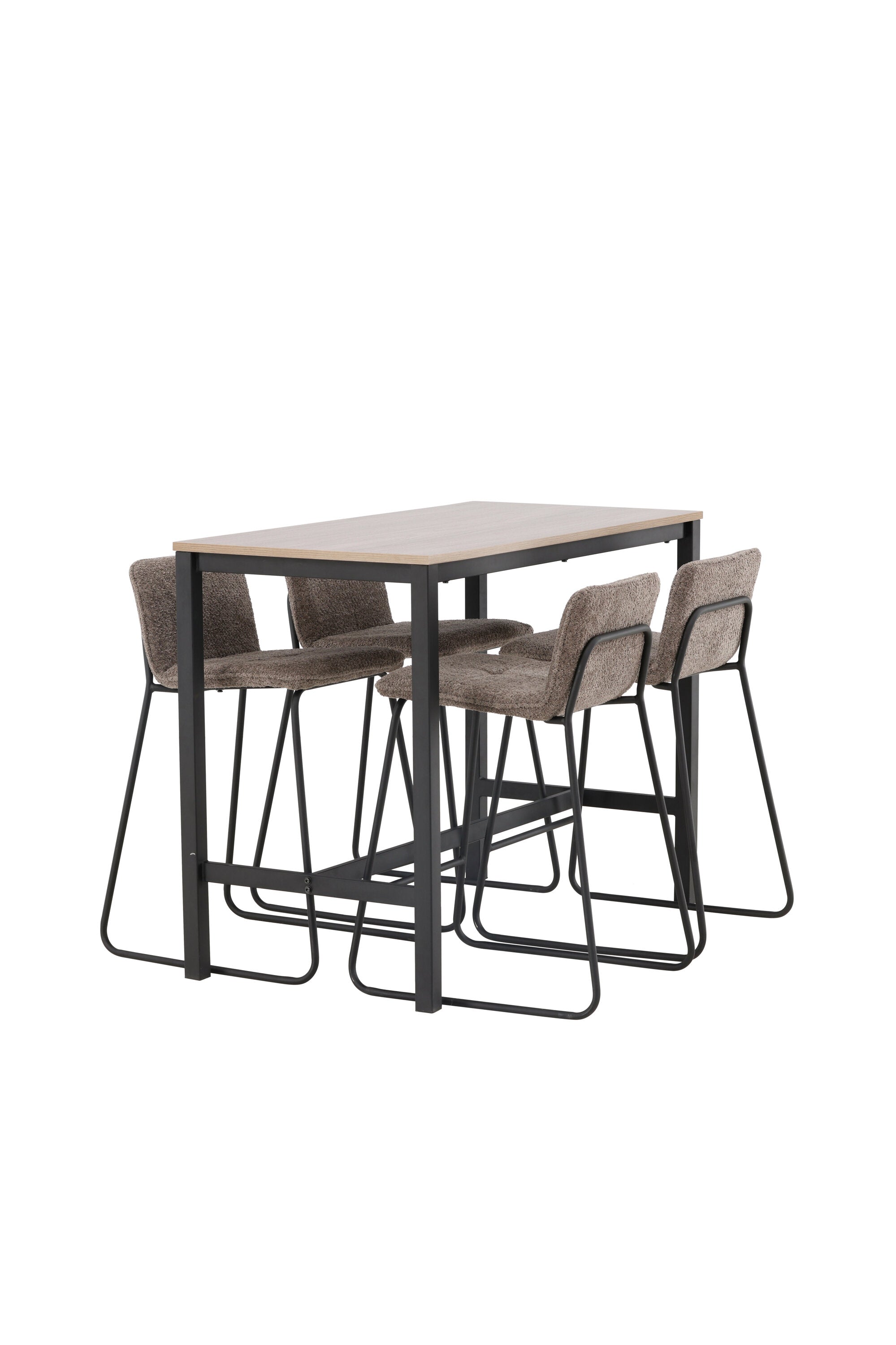 Camden Barset + Bisbee 120cm/4St. in Schwarz, Dunkelgrau präsentiert im Onlineshop von KAQTU Design AG. Bartischset ist von Venture Home