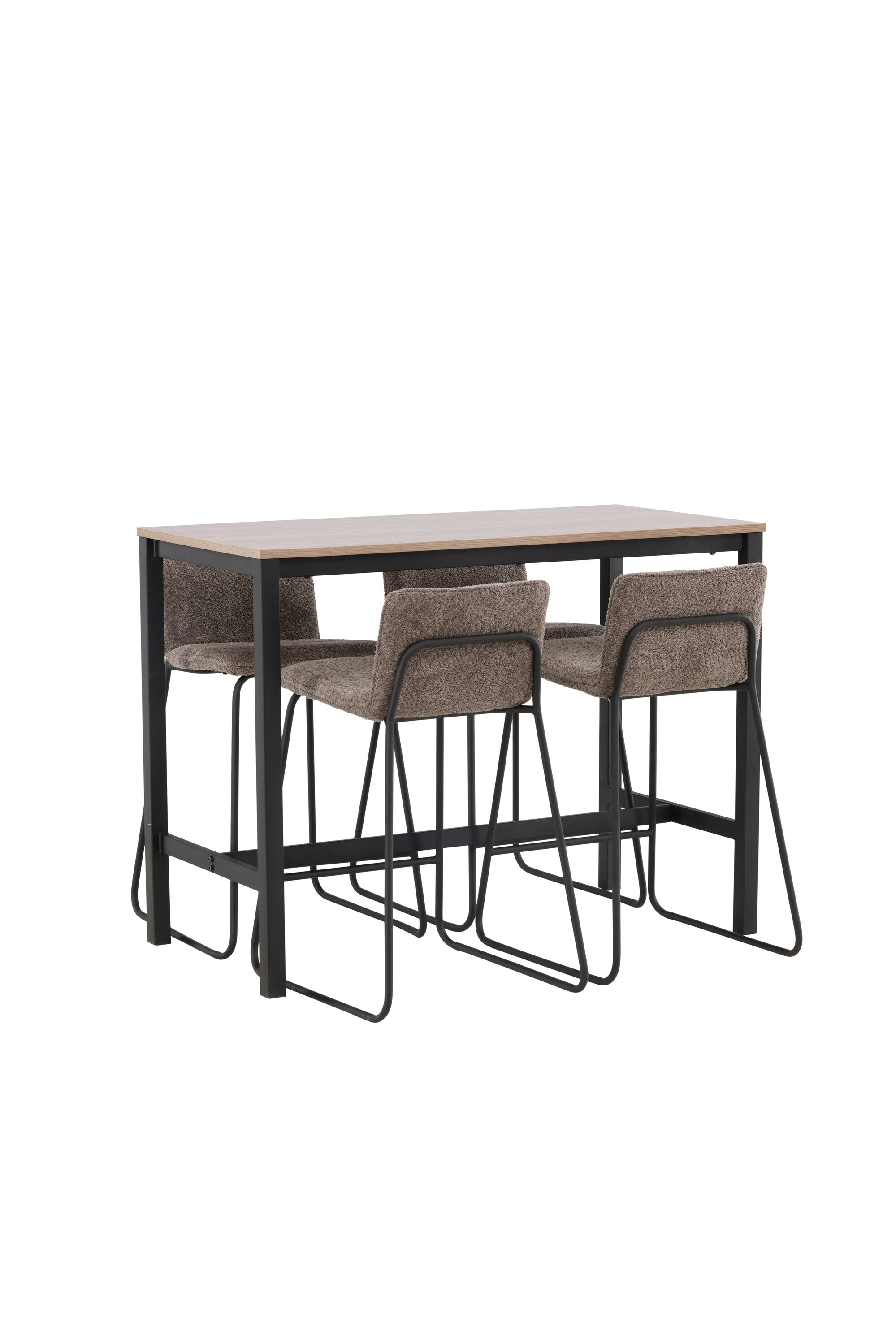 Camden Barset + Bisbee 120cm/4St. in Schwarz, Dunkelgrau präsentiert im Onlineshop von KAQTU Design AG. Bartischset ist von Venture Home