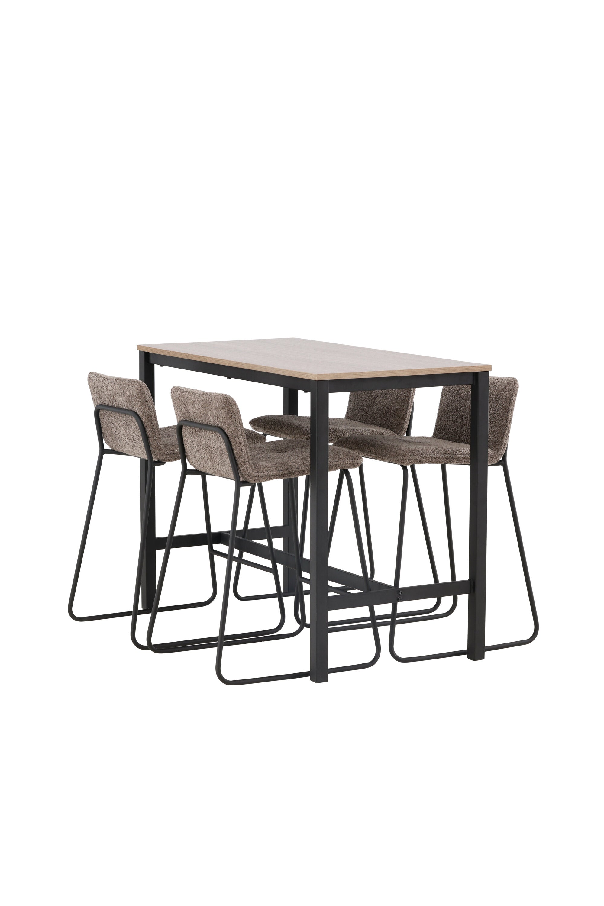 Camden Barset + Bisbee 120cm/4St. in Schwarz, Dunkelgrau präsentiert im Onlineshop von KAQTU Design AG. Bartischset ist von Venture Home