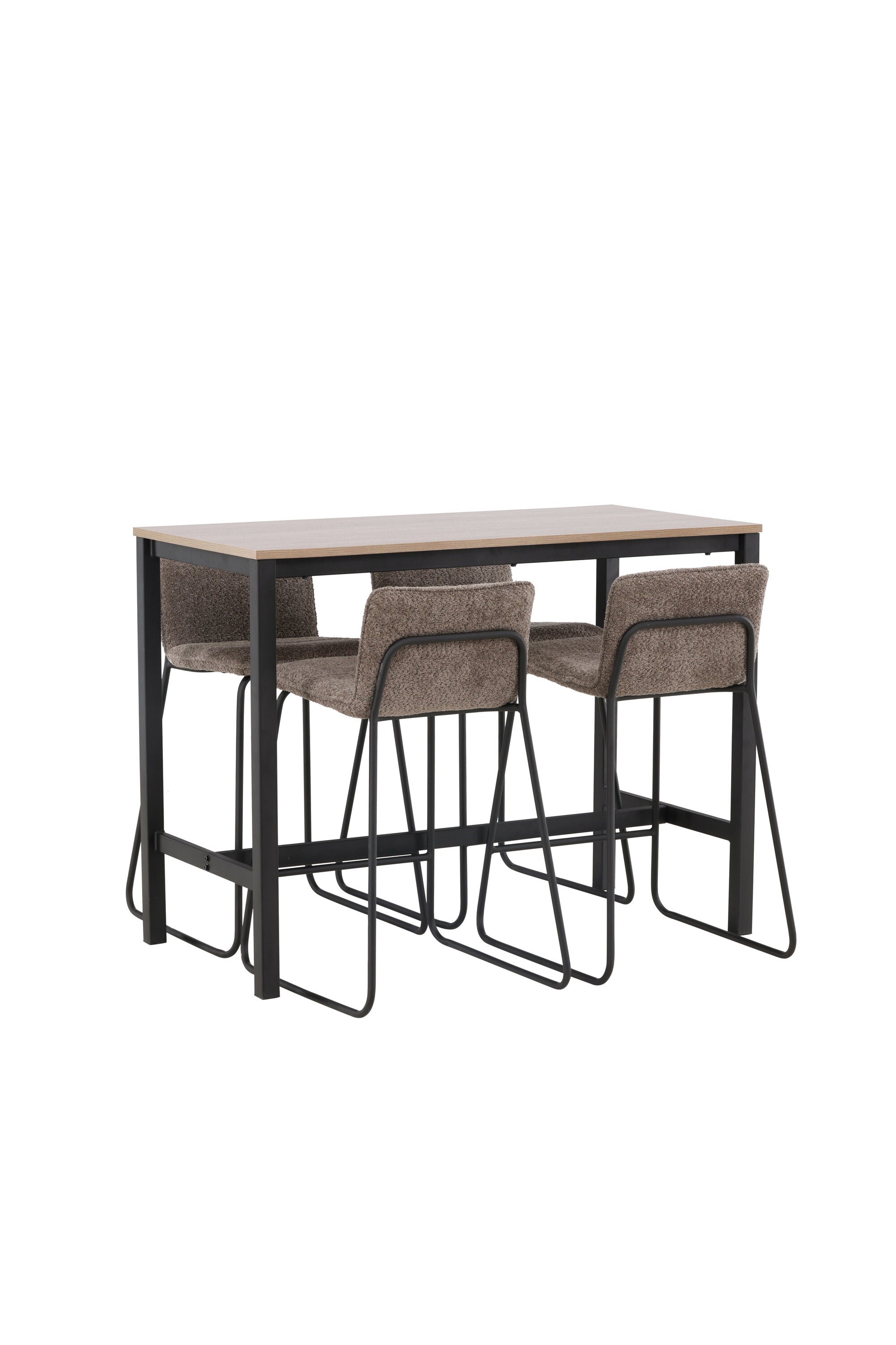 Camden Barset + Bisbee 120cm/4St. in Schwarz, Dunkelgrau präsentiert im Onlineshop von KAQTU Design AG. Bartischset ist von Venture Home