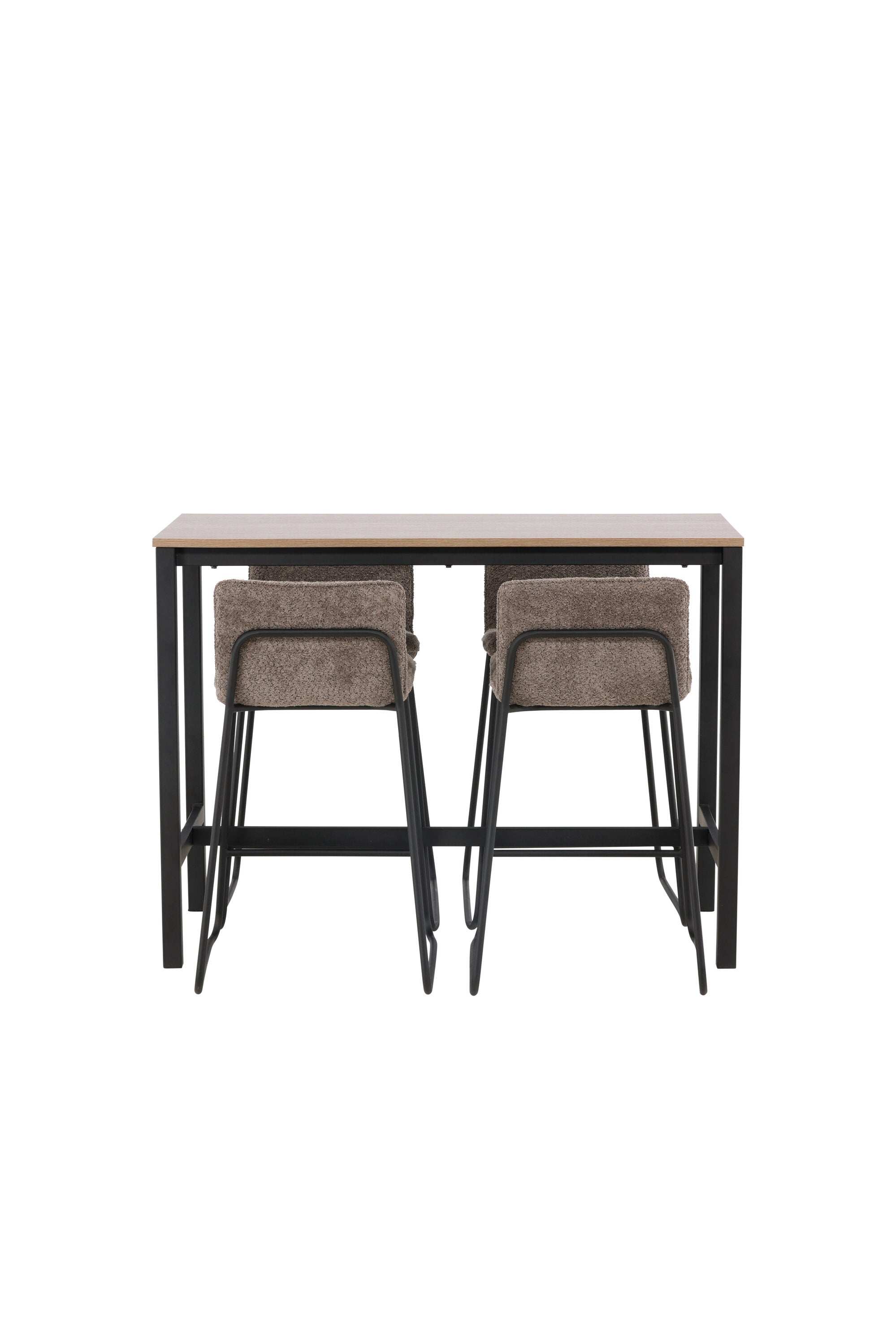 Camden Barset + Bisbee 120cm/4St. in Schwarz, Dunkelgrau präsentiert im Onlineshop von KAQTU Design AG. Bartischset ist von Venture Home