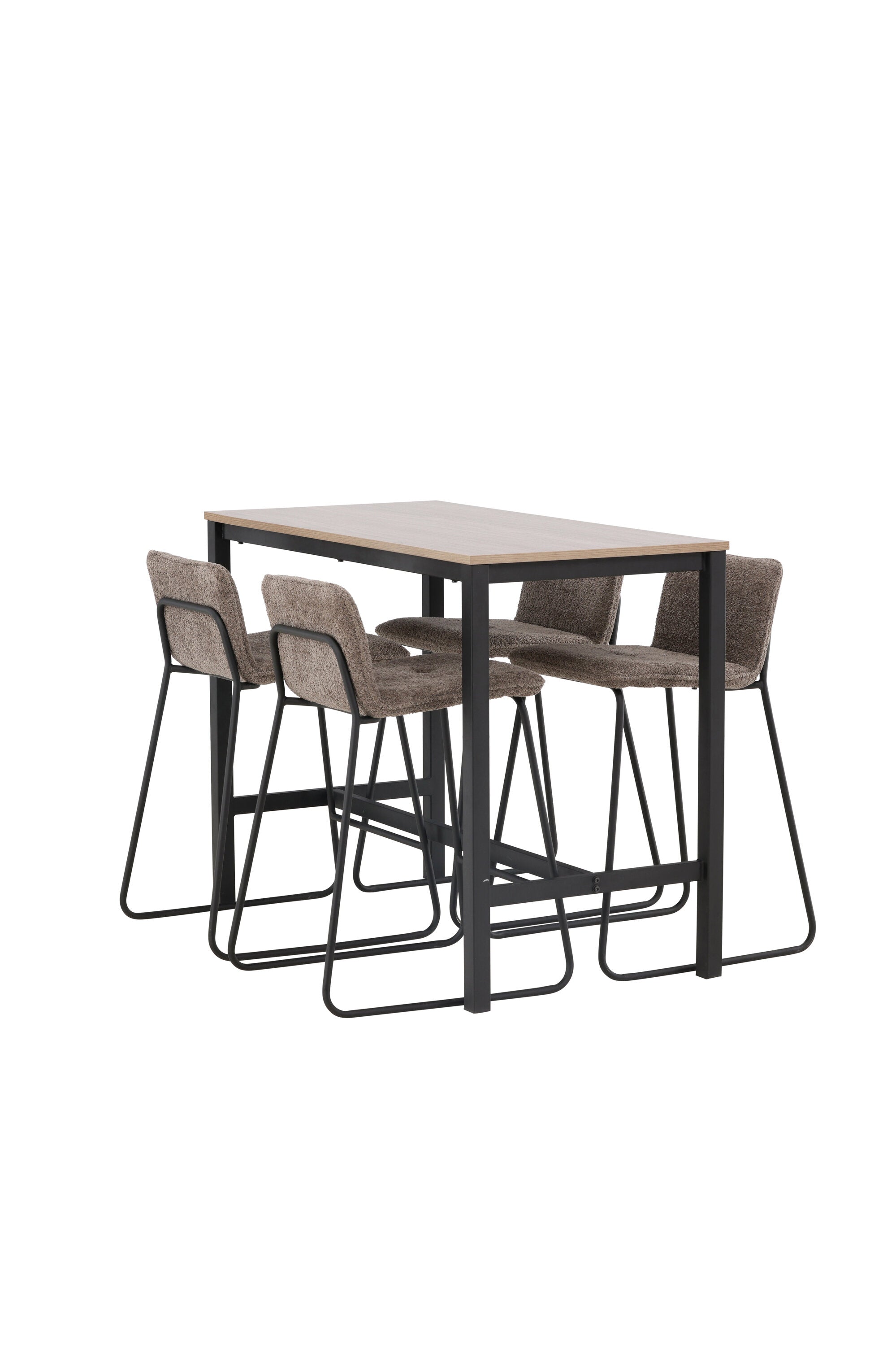 Camden Barset + Bisbee 120cm/4St. in Schwarz, Dunkelgrau präsentiert im Onlineshop von KAQTU Design AG. Bartischset ist von Venture Home