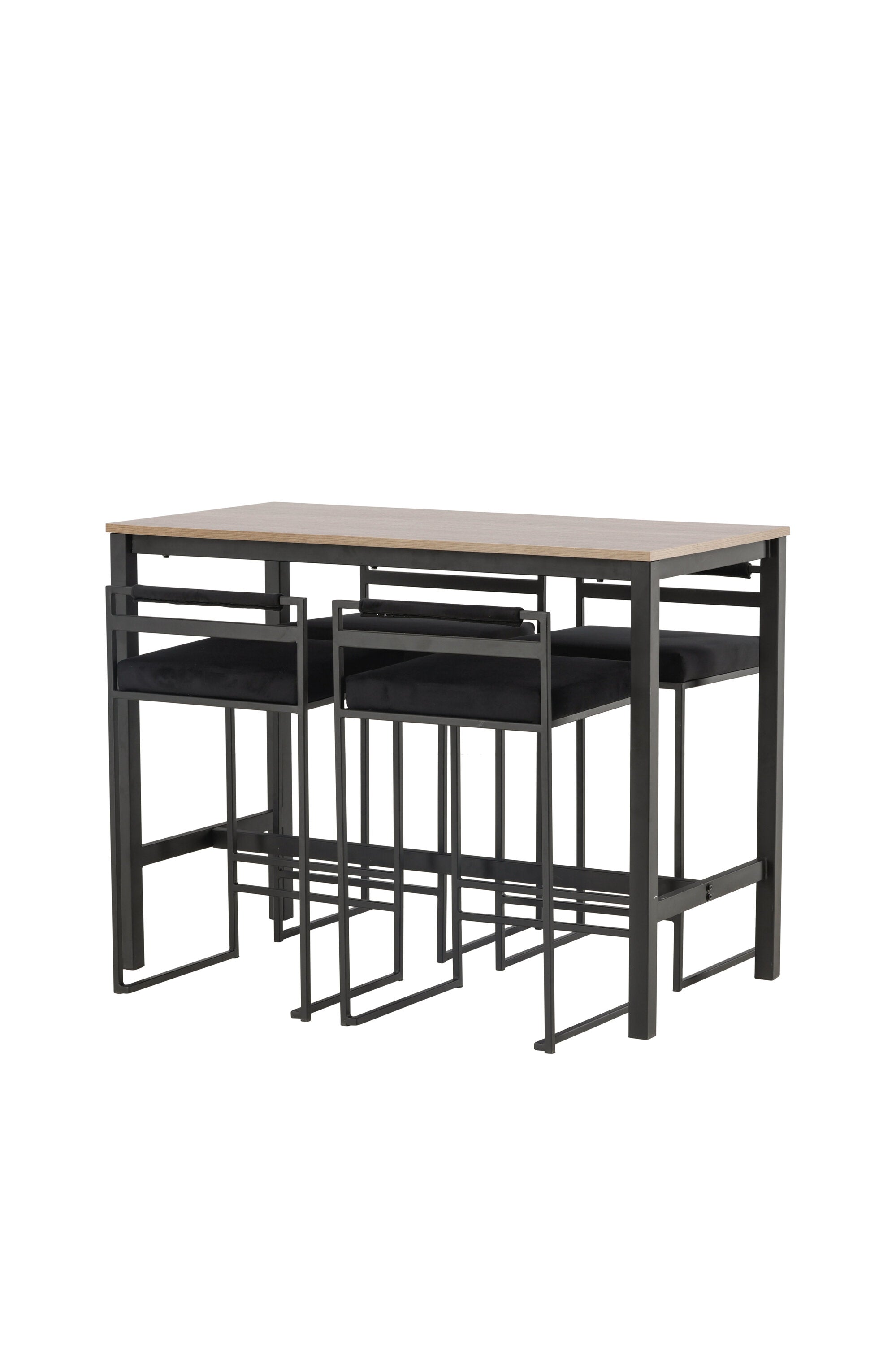 Camden Barset + Opelika 120cm/4St. in Schwarz präsentiert im Onlineshop von KAQTU Design AG. Bartischset ist von Venture Home
