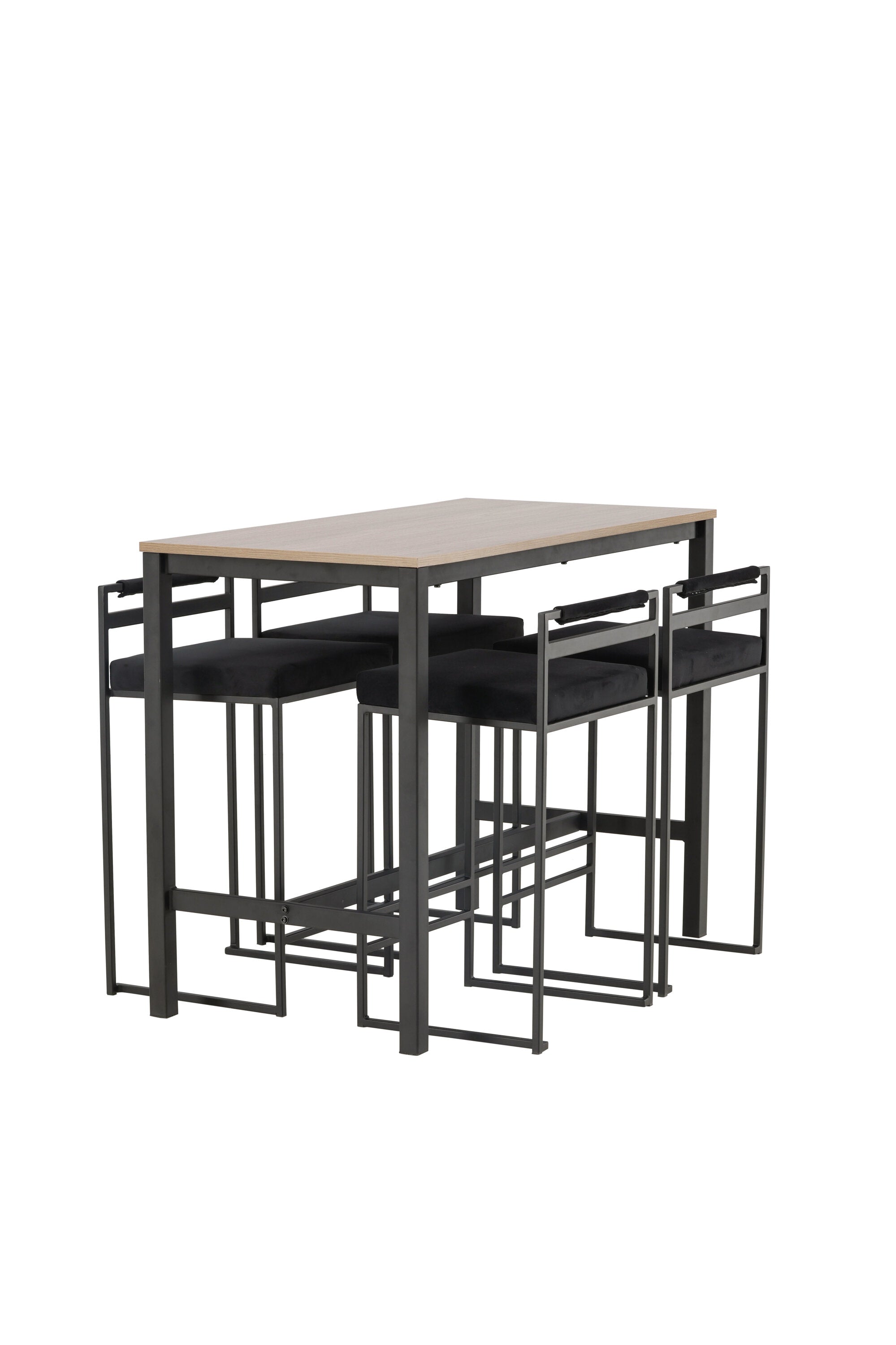 Camden Barset + Opelika 120cm/4St. in Schwarz präsentiert im Onlineshop von KAQTU Design AG. Bartischset ist von Venture Home