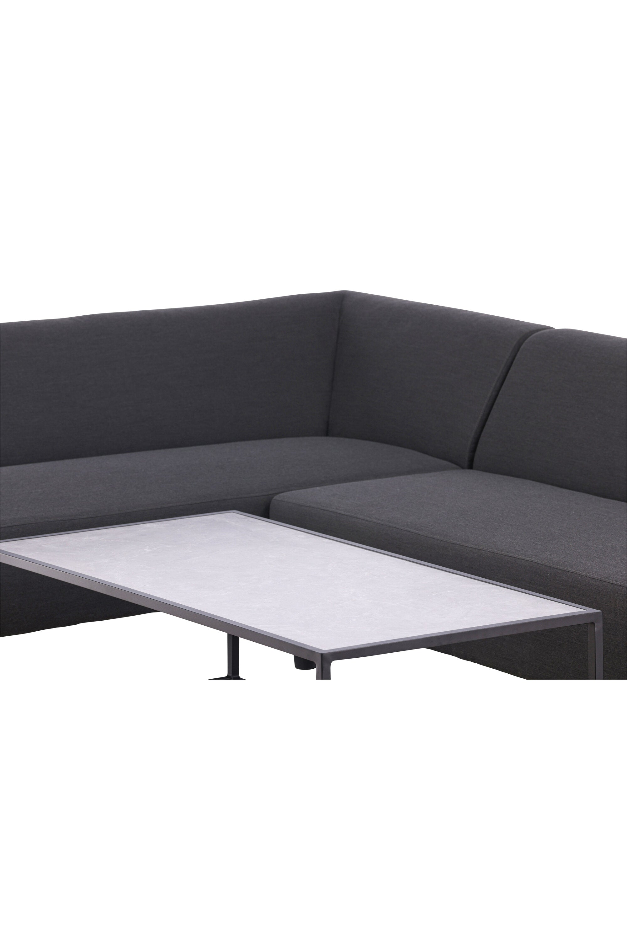 Mekka Sofa Outdoorset 124cm in Anthrazit präsentiert im Onlineshop von KAQTU Design AG. Loungeset ist von Venture Home