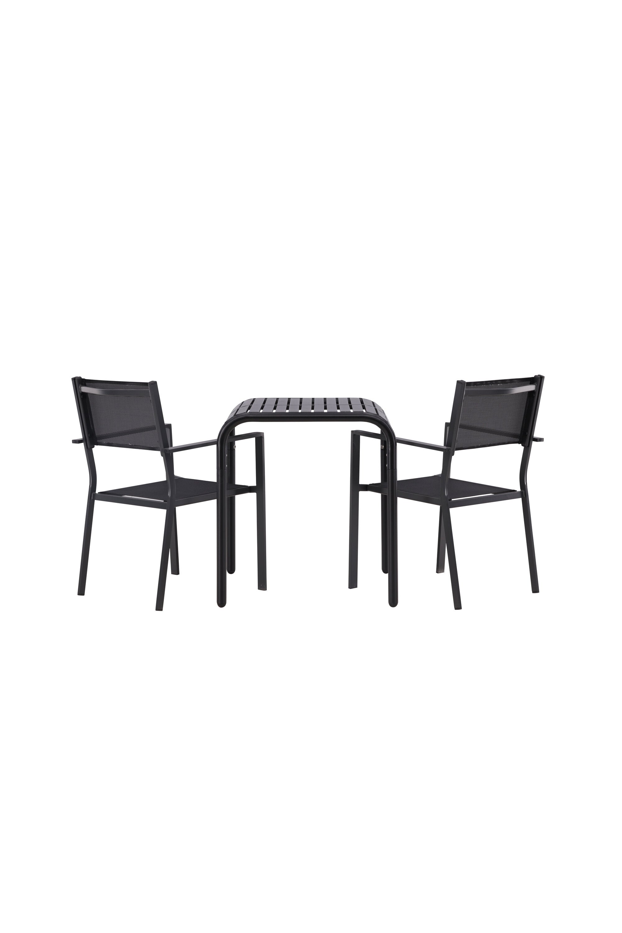 Borneo Outdoor-Tischset + Copacabana 70cm/2St. in Schwarz präsentiert im Onlineshop von KAQTU Design AG. Gartentischset ist von Venture Home