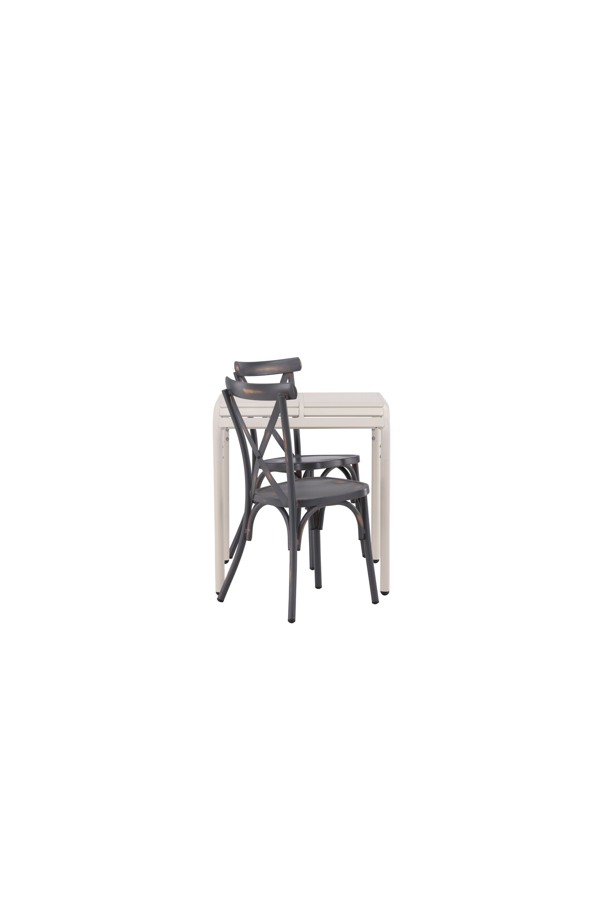 Borneo Outdoor-Tischset + Tablas 70cm/2St. in Beige präsentiert im Onlineshop von KAQTU Design AG. Gartentischset ist von Venture Home