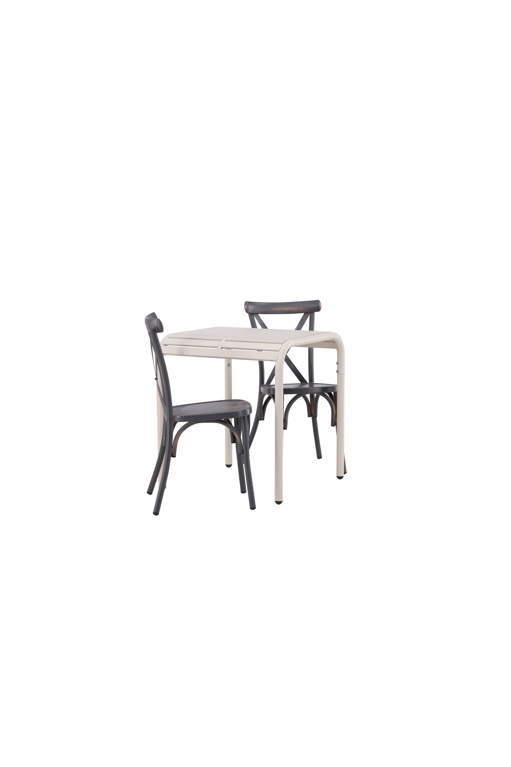 Borneo Outdoor-Tischset + Tablas 70cm/2St. in Beige präsentiert im Onlineshop von KAQTU Design AG. Gartentischset ist von Venture Home