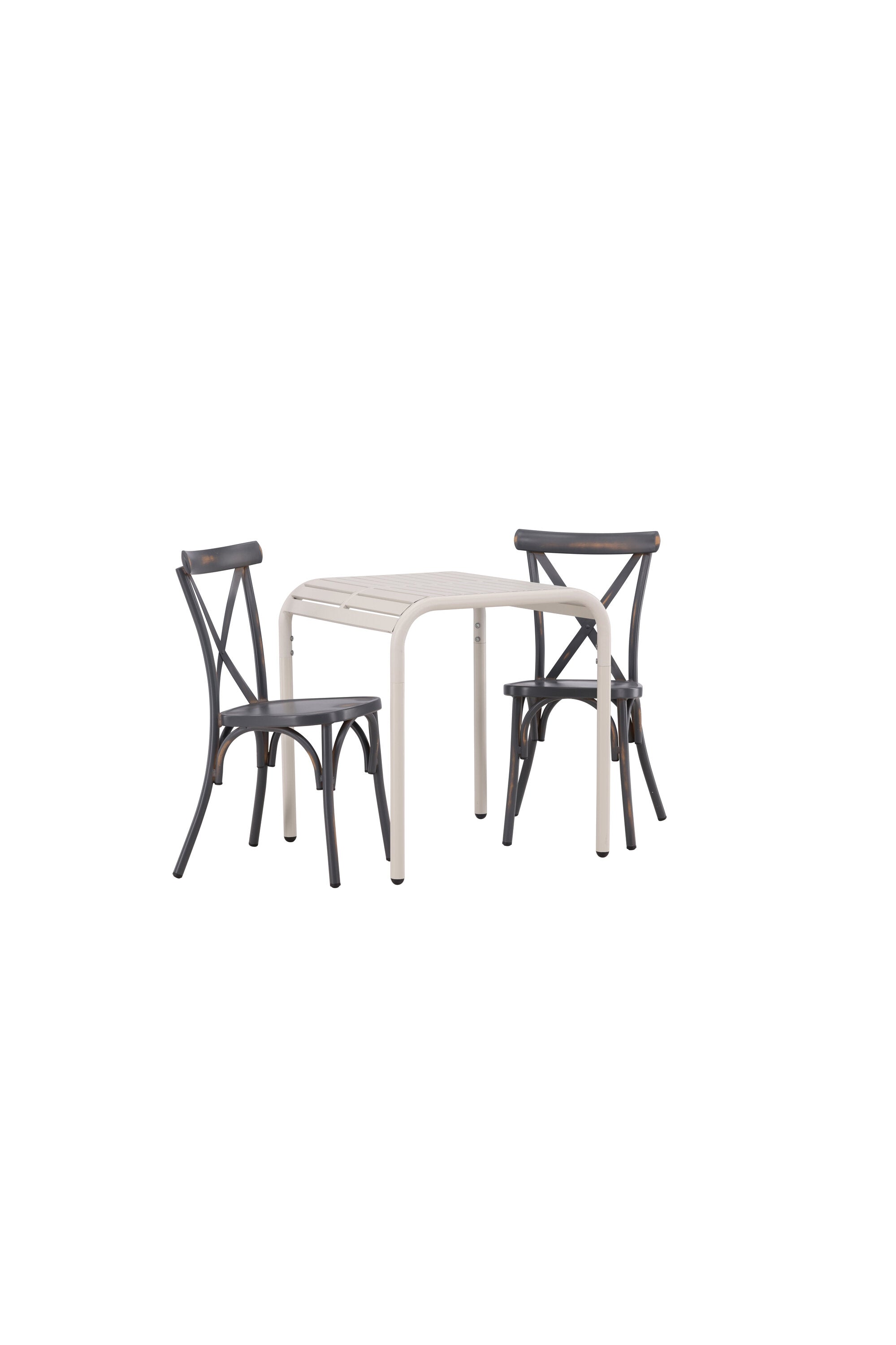 Borneo Outdoor-Tischset + Tablas 70cm/2St. in Beige präsentiert im Onlineshop von KAQTU Design AG. Gartentischset ist von Venture Home