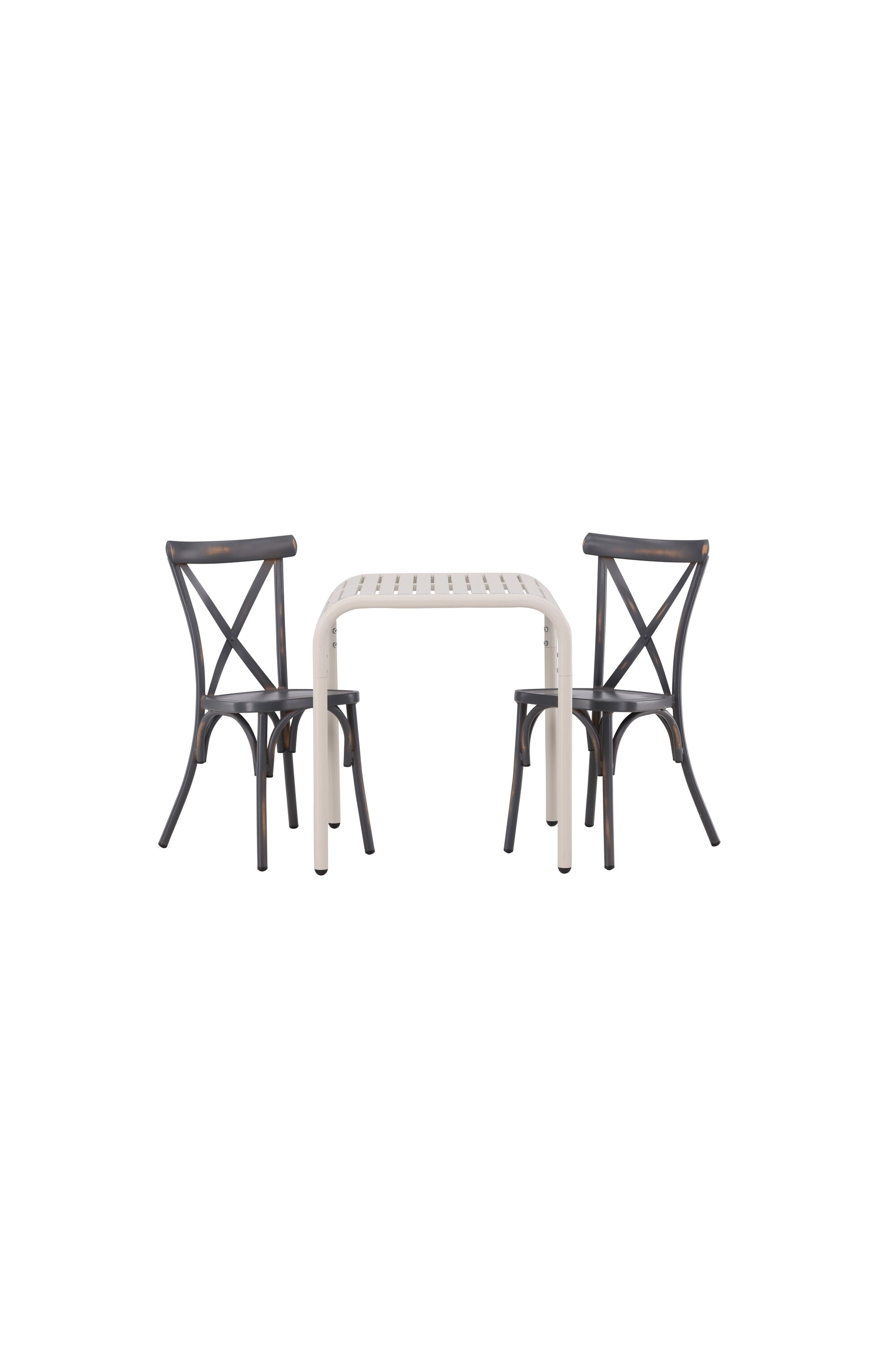 Borneo Outdoor-Tischset + Tablas 70cm/2St. in Beige präsentiert im Onlineshop von KAQTU Design AG. Gartentischset ist von Venture Home