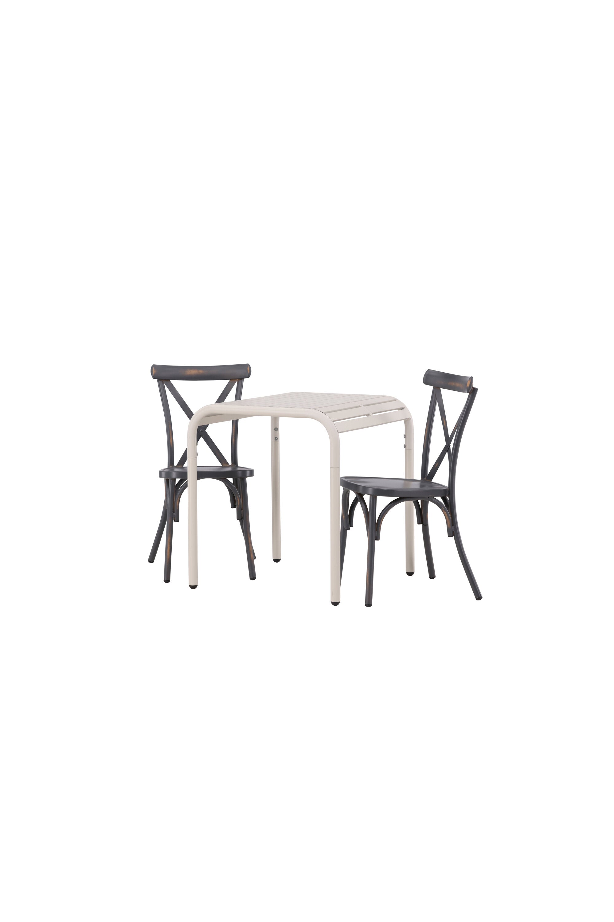 Borneo Outdoor-Tischset + Tablas 70cm/2St. in Beige präsentiert im Onlineshop von KAQTU Design AG. Gartentischset ist von Venture Home