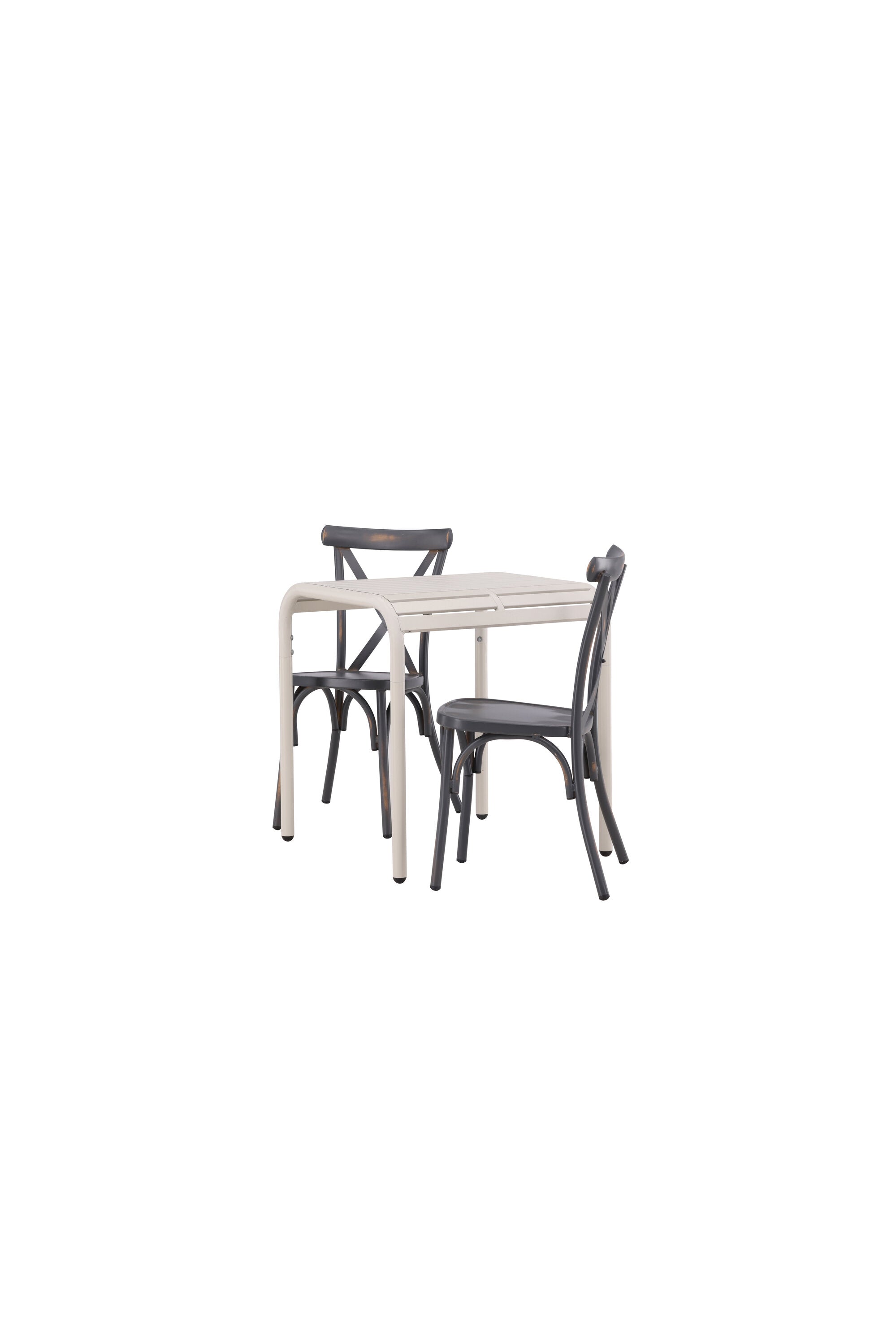 Borneo Outdoor-Tischset + Tablas 70cm/2St. in Beige präsentiert im Onlineshop von KAQTU Design AG. Gartentischset ist von Venture Home