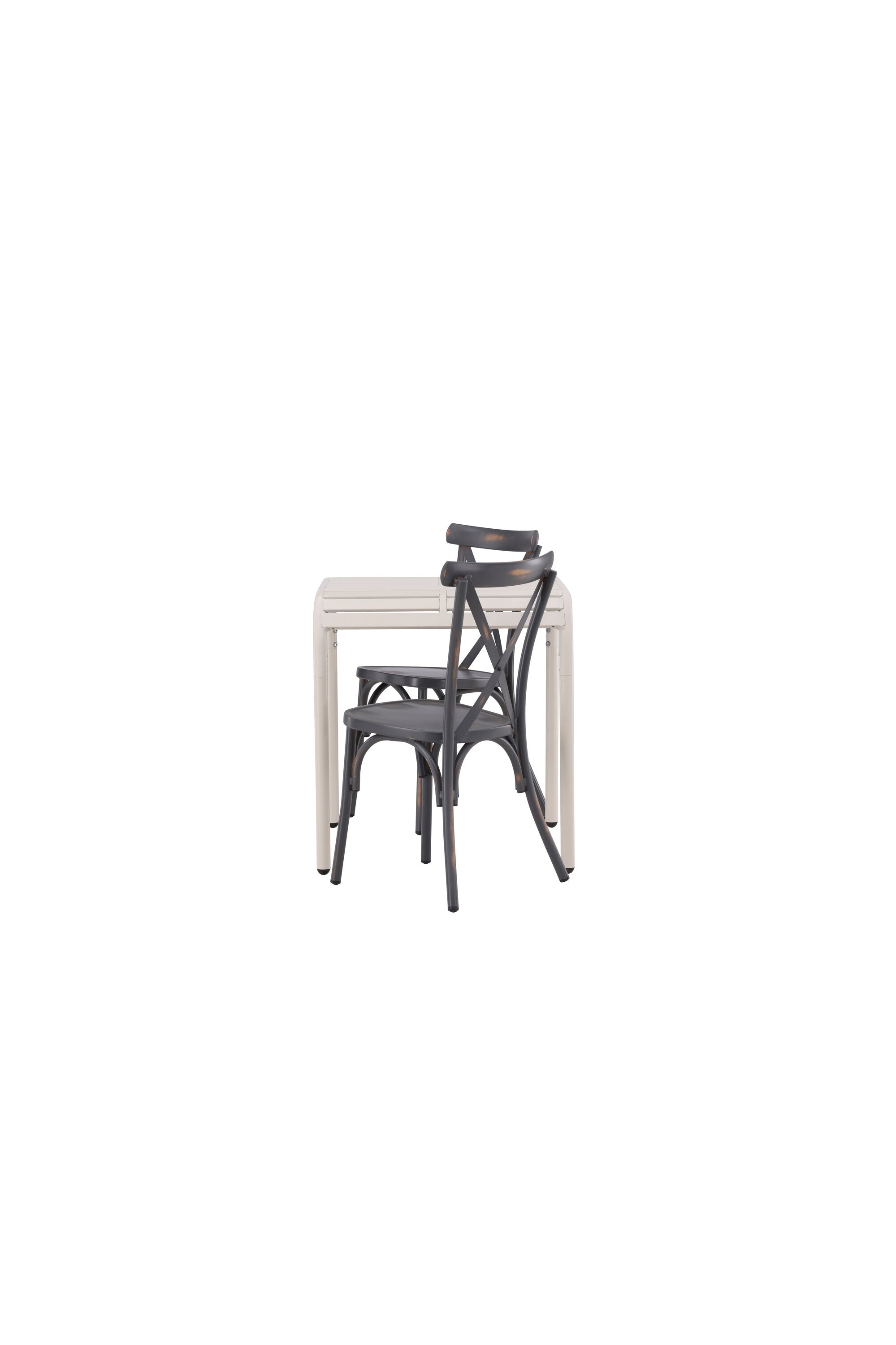 Borneo Outdoor-Tischset + Tablas 70cm/2St. in Beige präsentiert im Onlineshop von KAQTU Design AG. Gartentischset ist von Venture Home